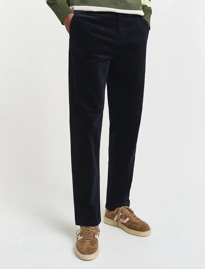 GANT - REGULAR CORD CHINOS - chinos - evening blue - 4