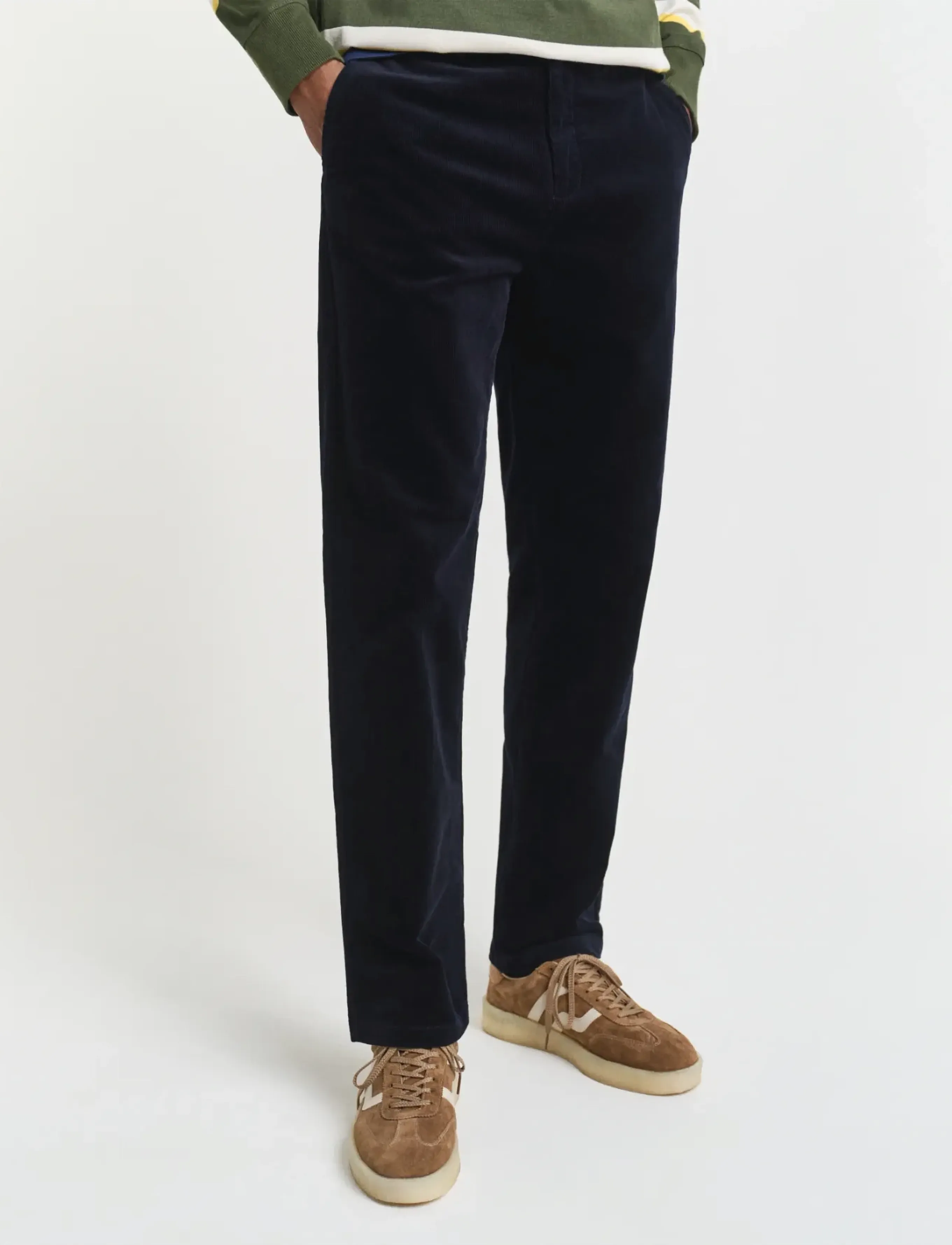 Gant - REGULAR CORD CHINOS - chinos - evening blue - 4