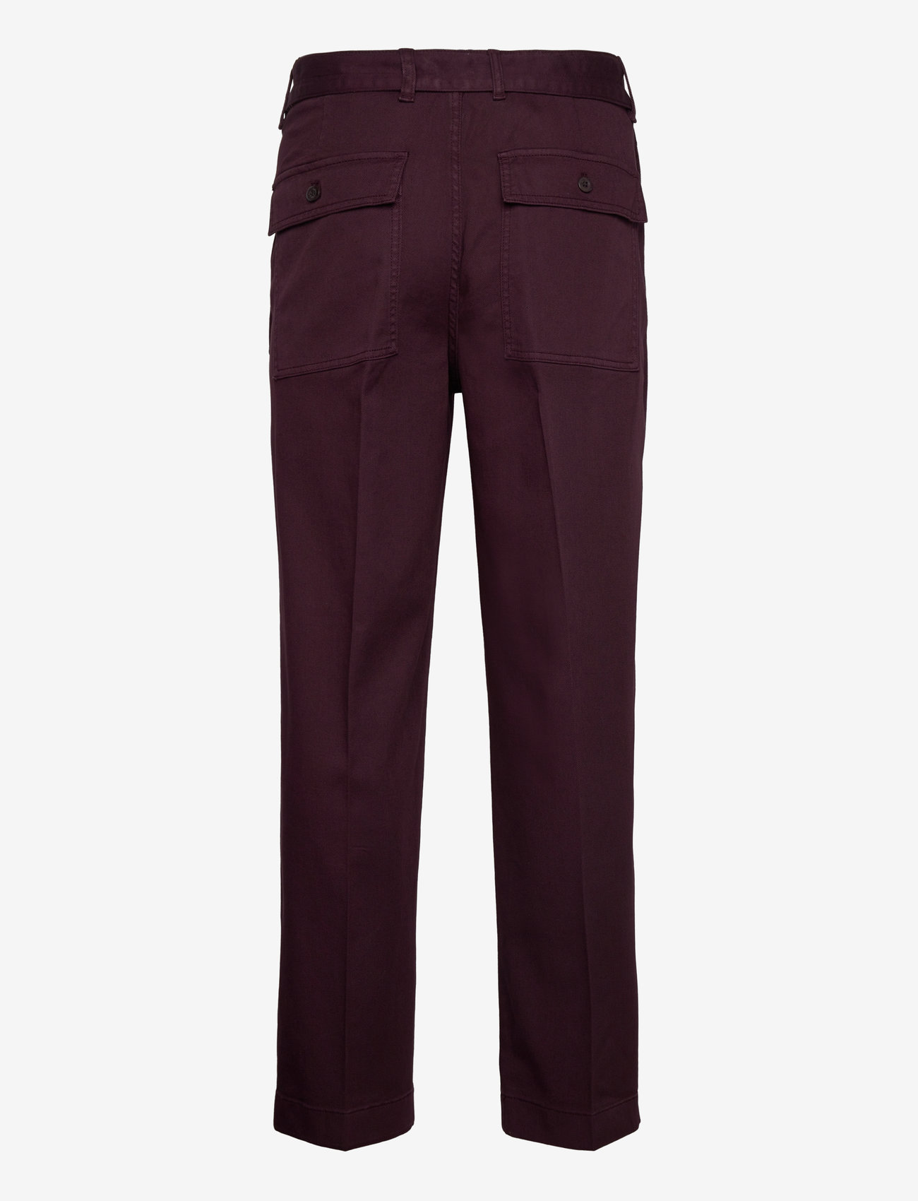 GANT - BELTED PLEAT CHINOS - chinos - dark mahogany - 1