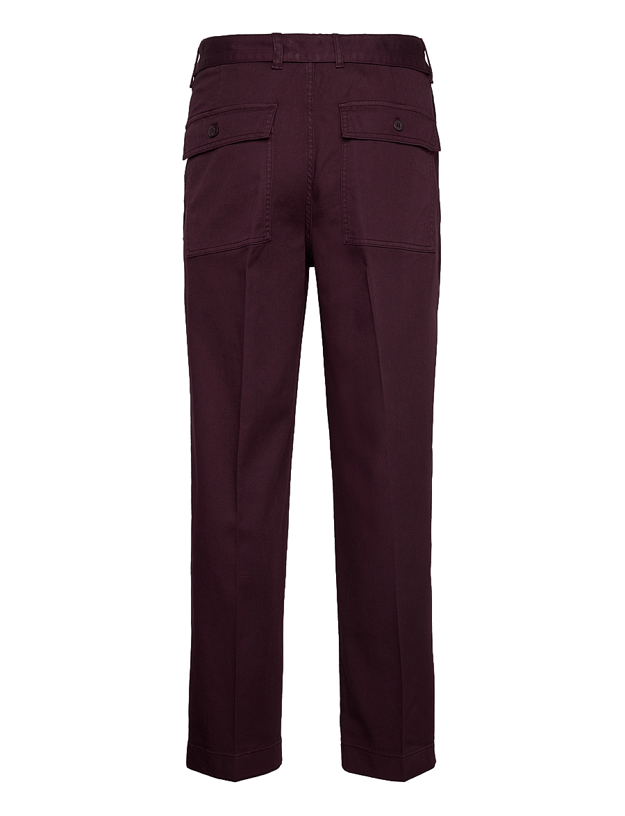 Gant - BELTED PLEAT CHINOS - chinos - dark mahogany - 2