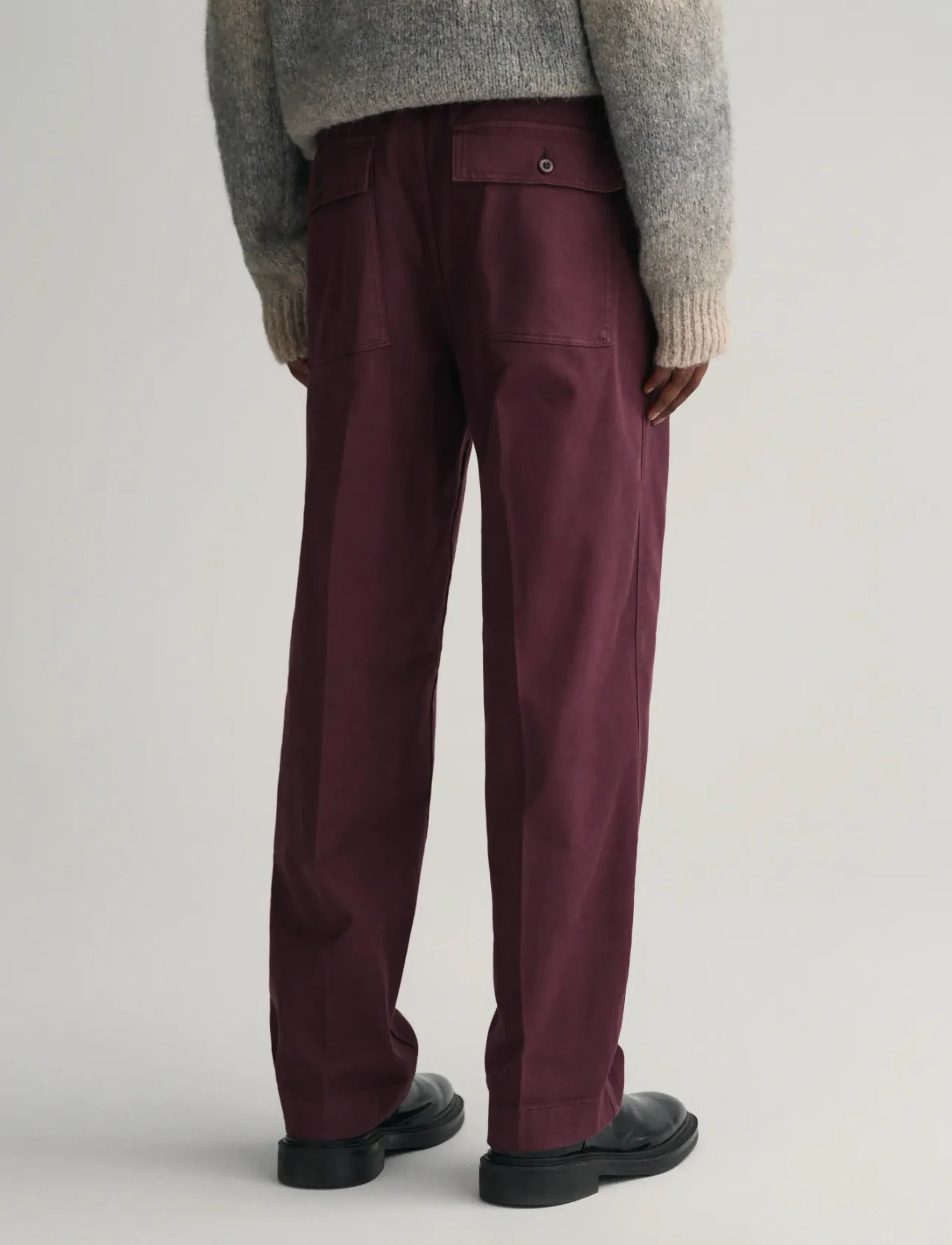 Gant - BELTED PLEAT CHINOS - chinos - dark mahogany - 3