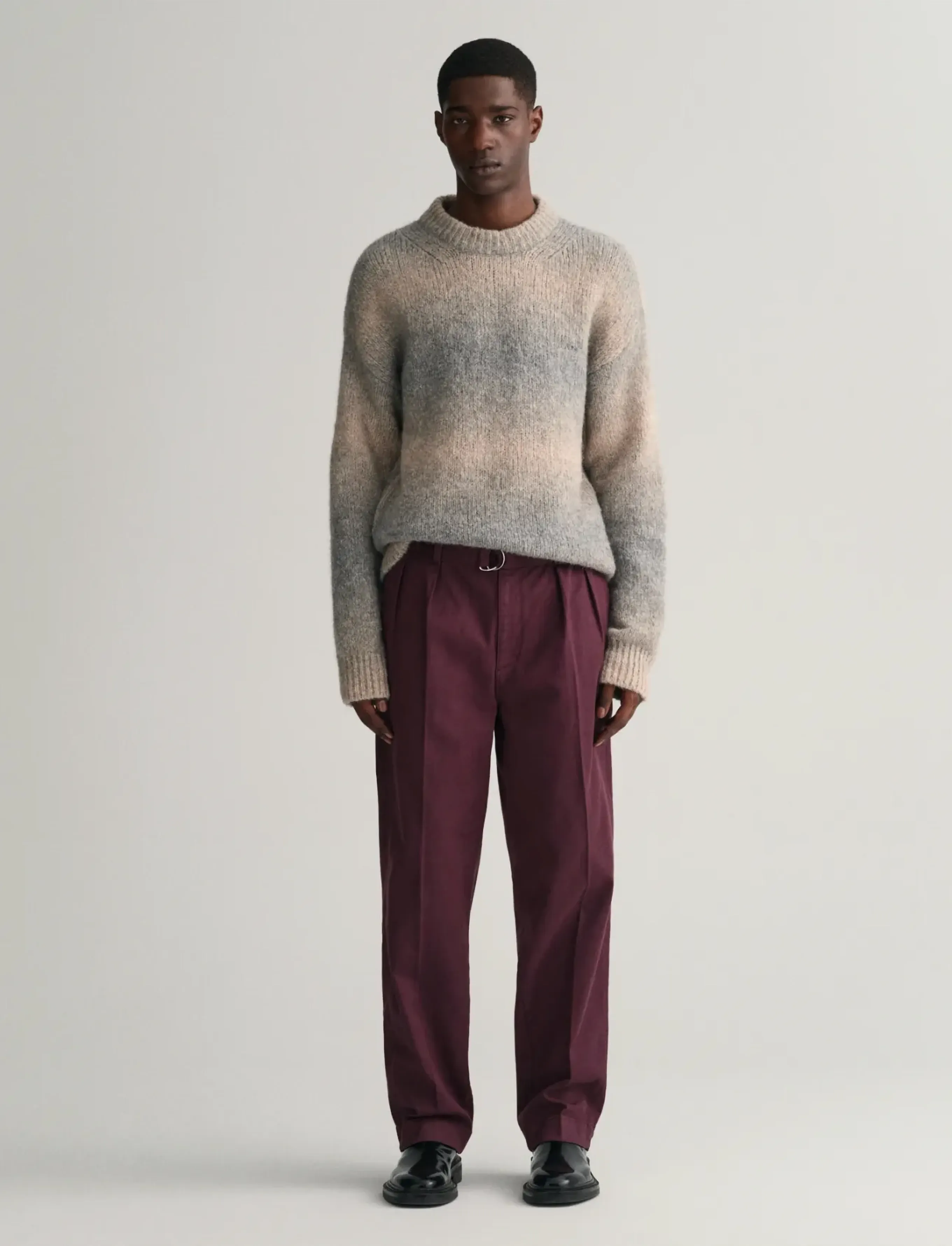 Gant - BELTED PLEAT CHINOS - chinos - dark mahogany - 4