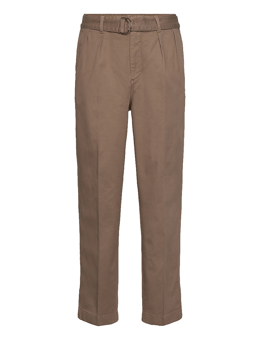 Gant - BELTED PLEAT CHINOS - chino's - desert brown - 1