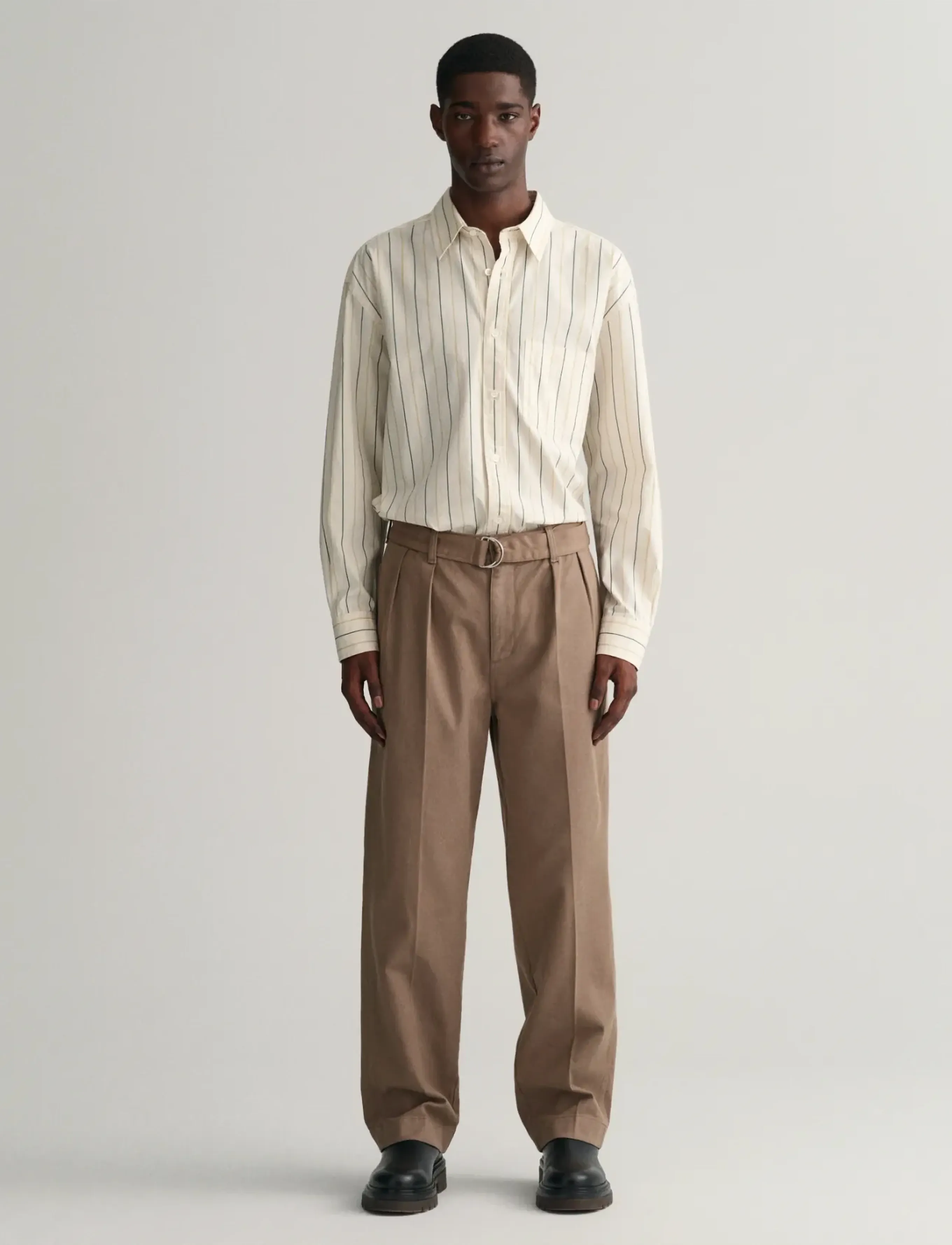 Gant - BELTED PLEAT CHINOS - chino's - desert brown - 4