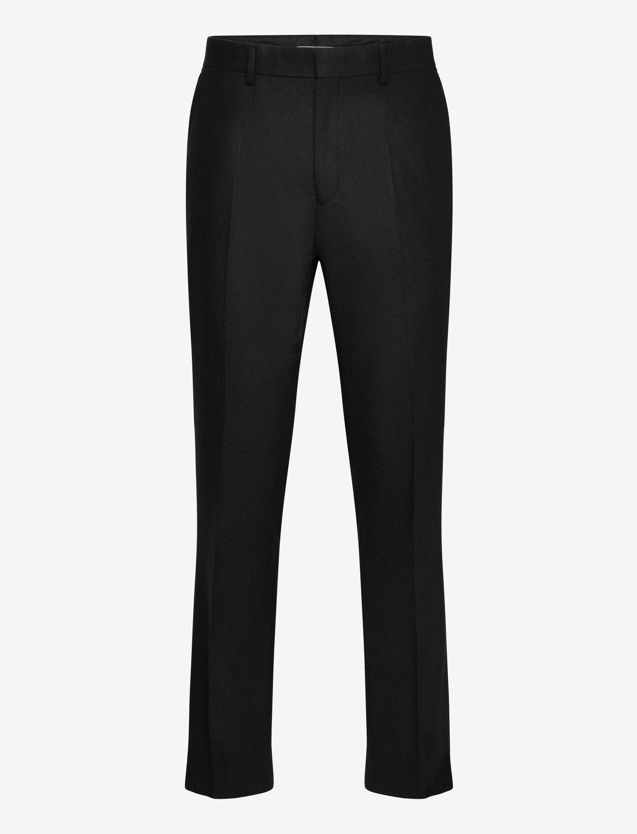 GANT - SLIM FLANNEL PANTS - chinos - black - 0