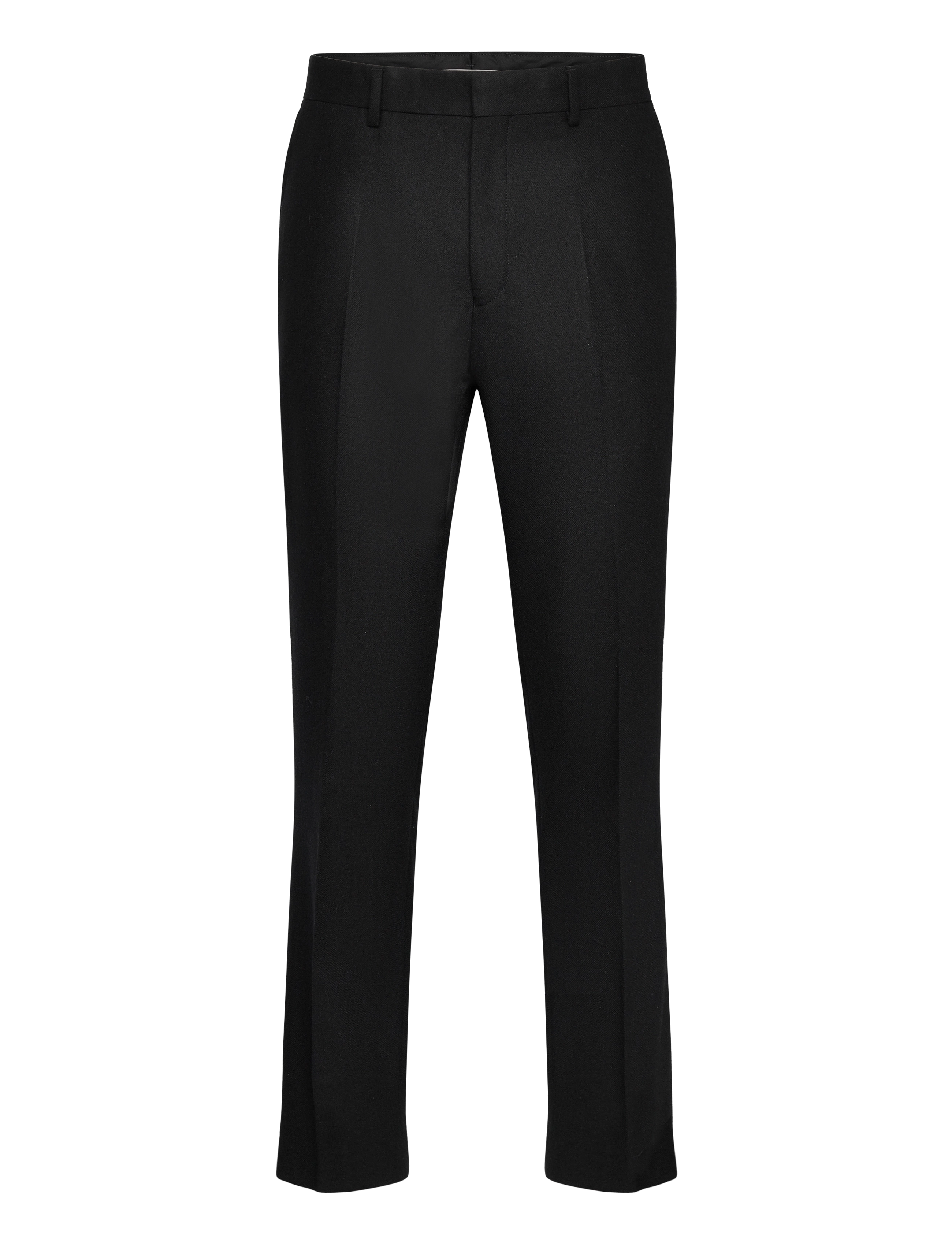 GANT - SLIM FLANNEL PANTS - black - 1