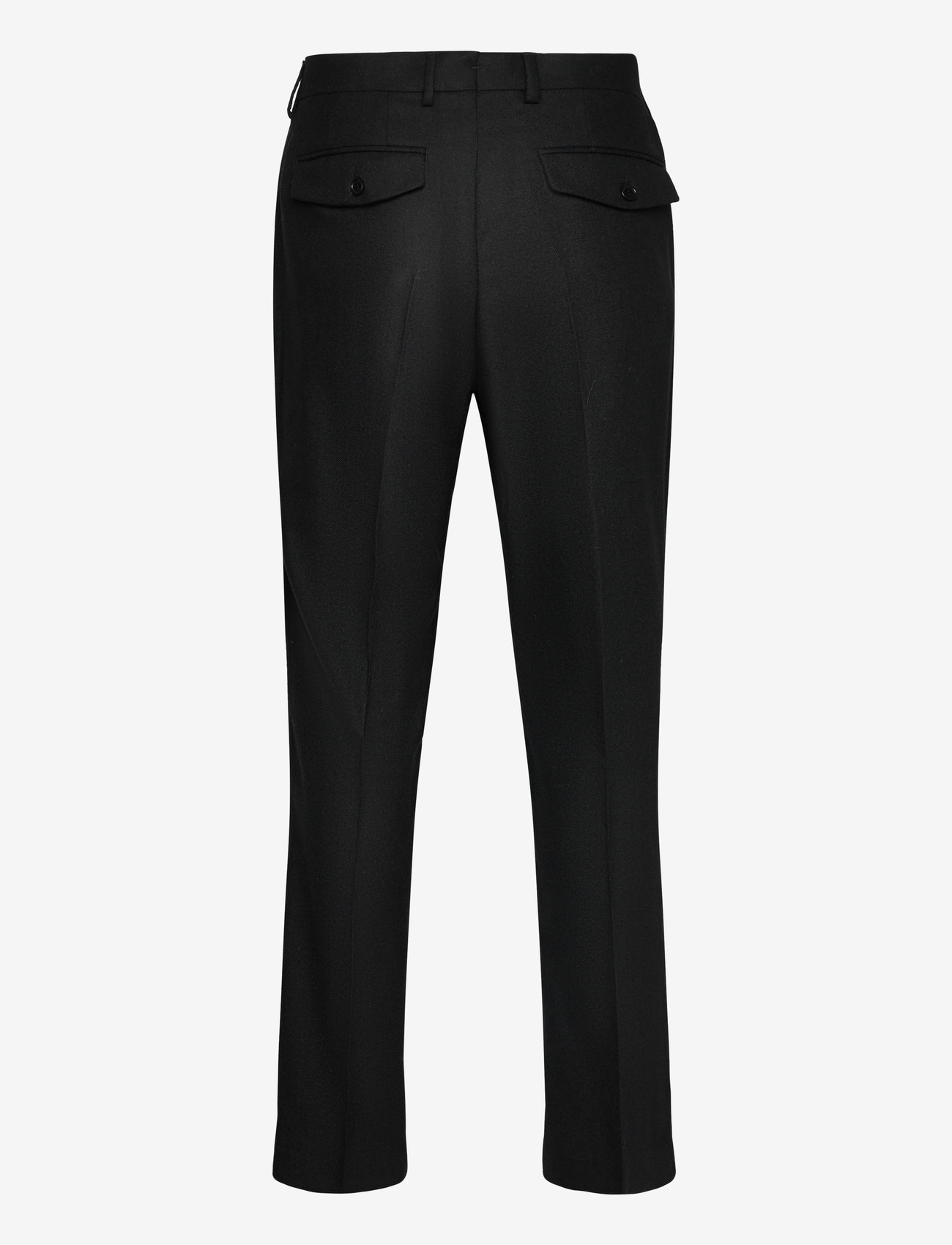 GANT - SLIM FLANNEL PANTS - chinos - black - 1