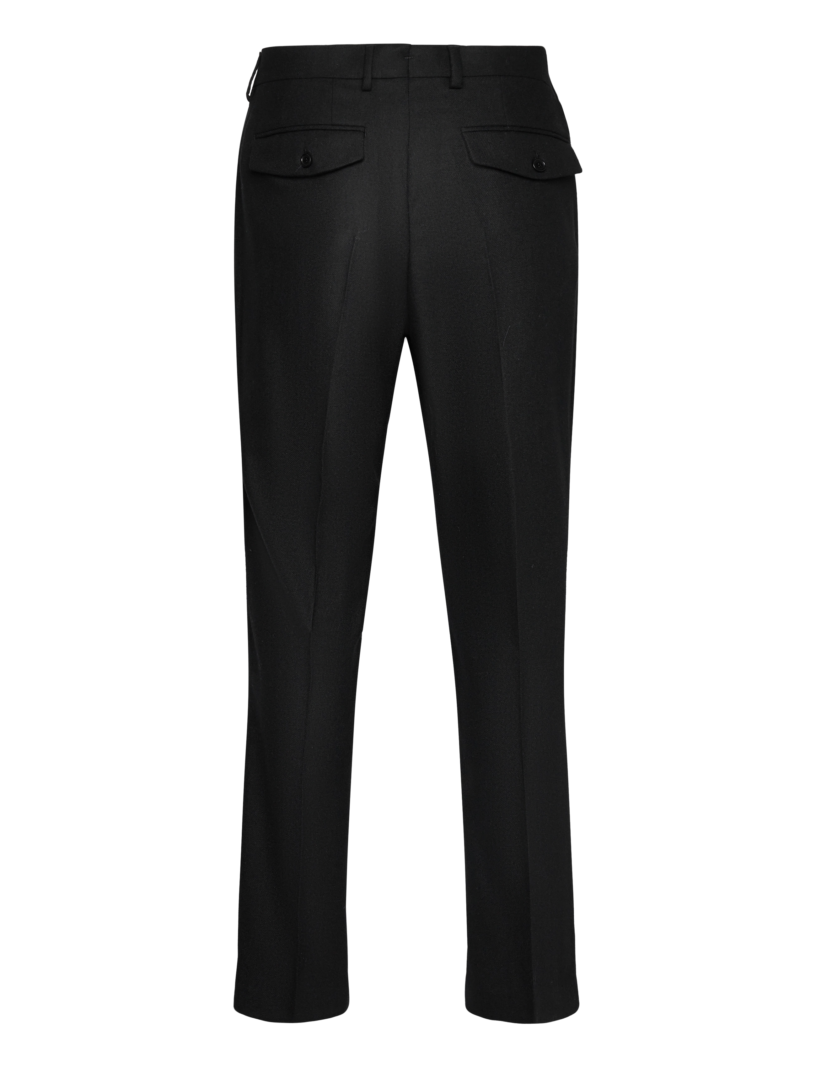 GANT - SLIM FLANNEL PANTS - black - 2