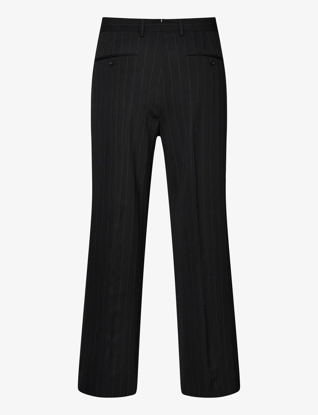 GANT - PLEATED PINSTRIPE SUIT PANTS - Ülikonnapüksid - navy - 1