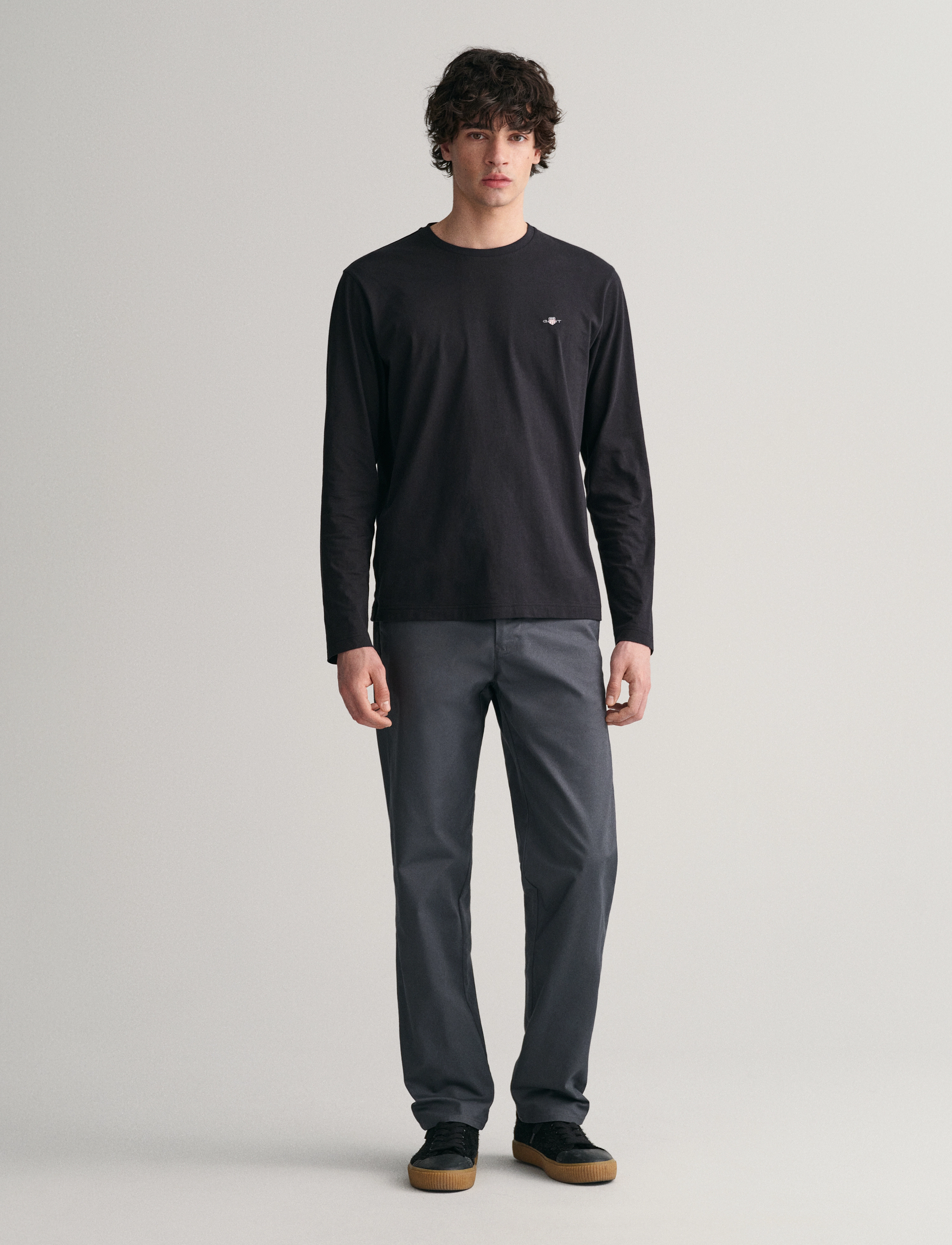 Gant - REGULAR CHINOS - chinos - antracite - 4
