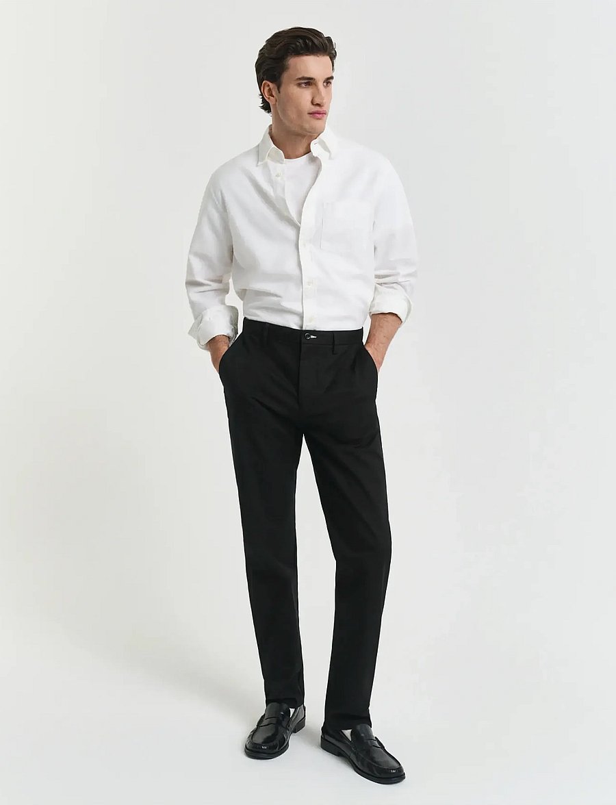 Gant - REGULAR CHINOS - „chino“ stiliaus kelnės - black - 0