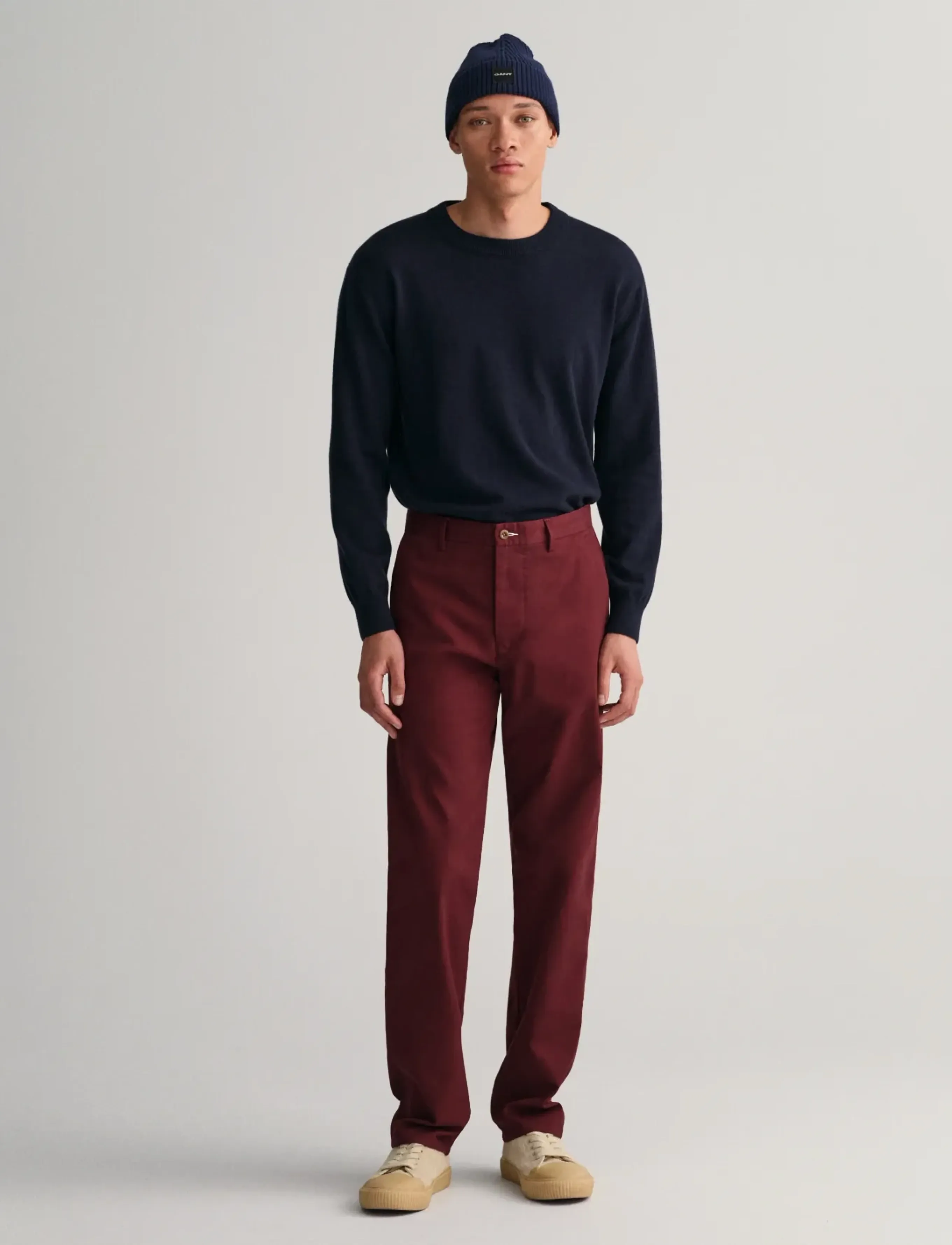 Gant Regular Chinos, 29 x 34, Trousers, Rot - Männerswear