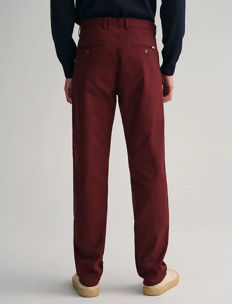 GANT - REGULAR CHINOS - chinot - red shadow - 3