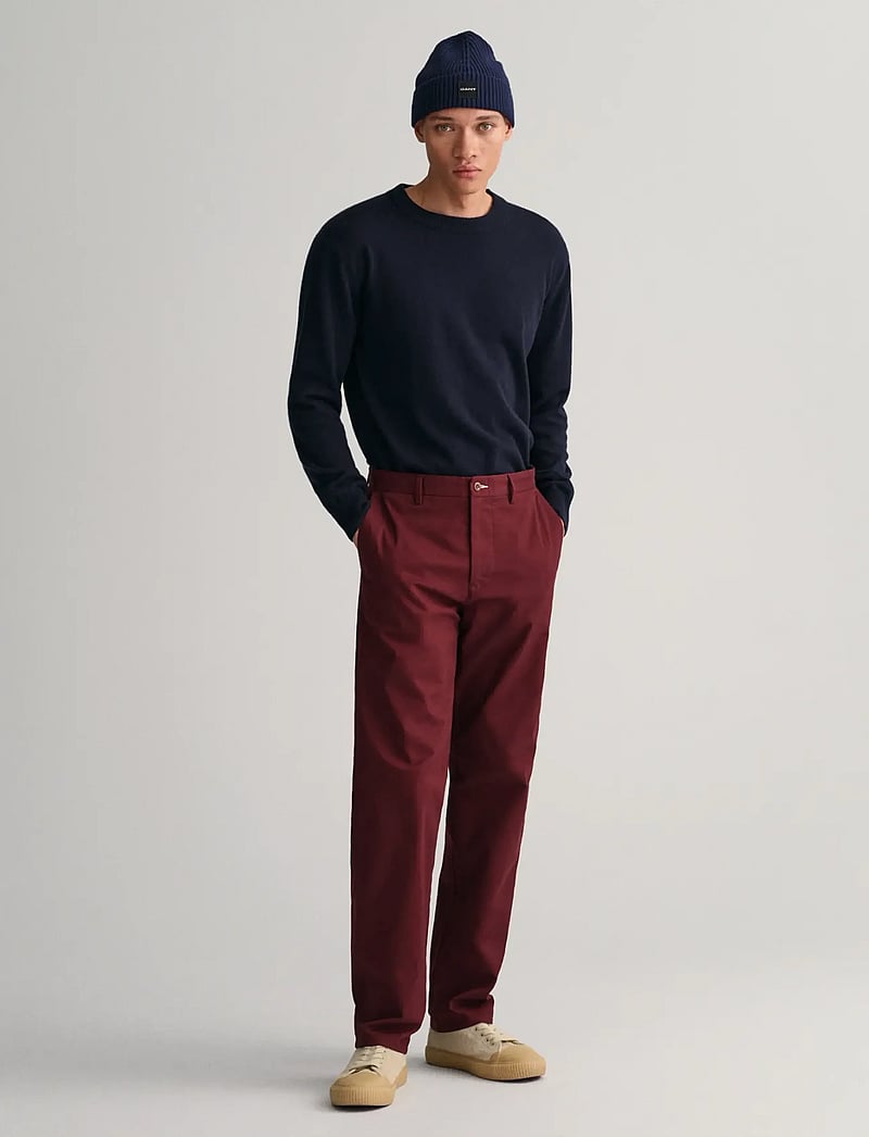 GANT - REGULAR CHINOS - chinot - red shadow - 5