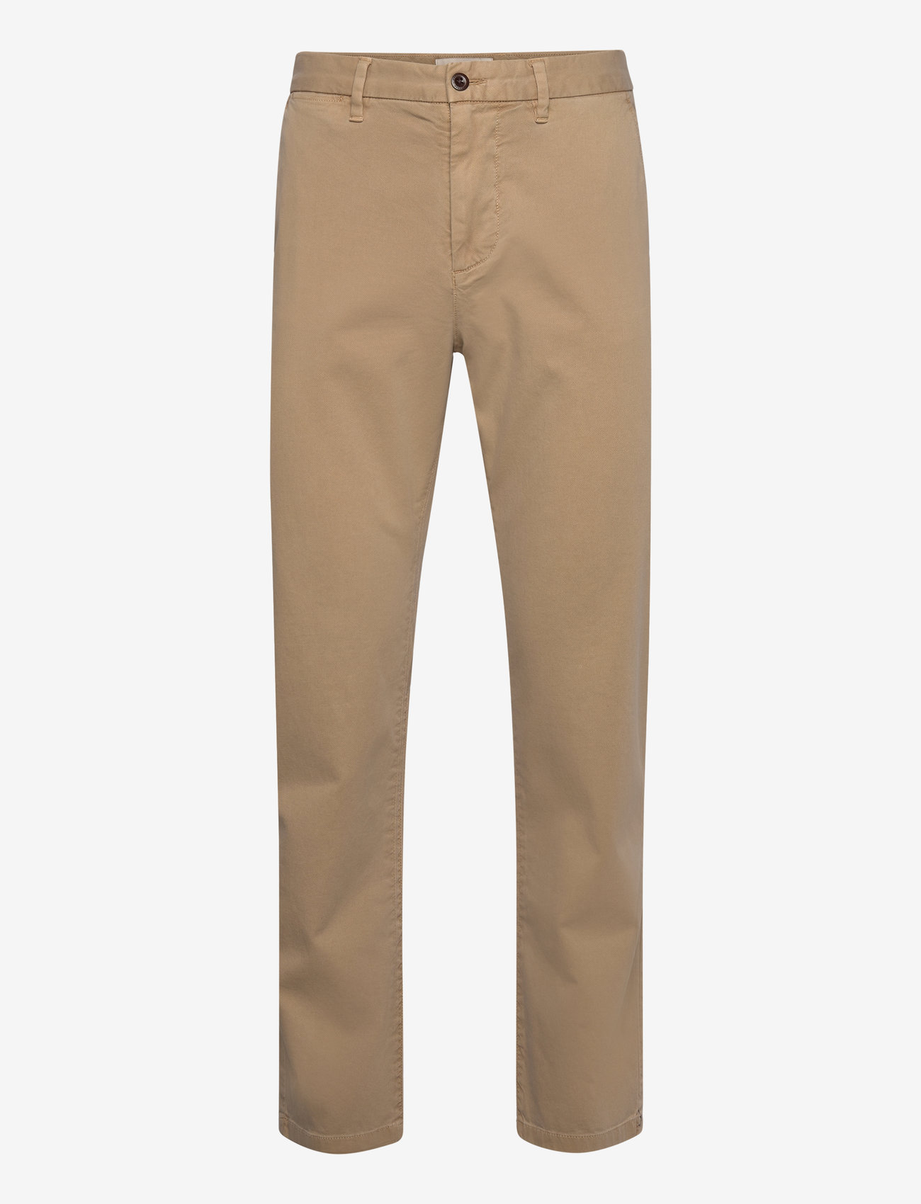 GANT - REG DOBBY STRUCTURE CHINOS - dark khaki - 0