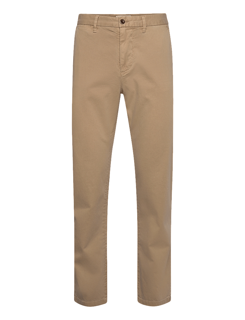Gant - REG DOBBY STRUCTURE CHINOS - chinos - dark khaki - 0