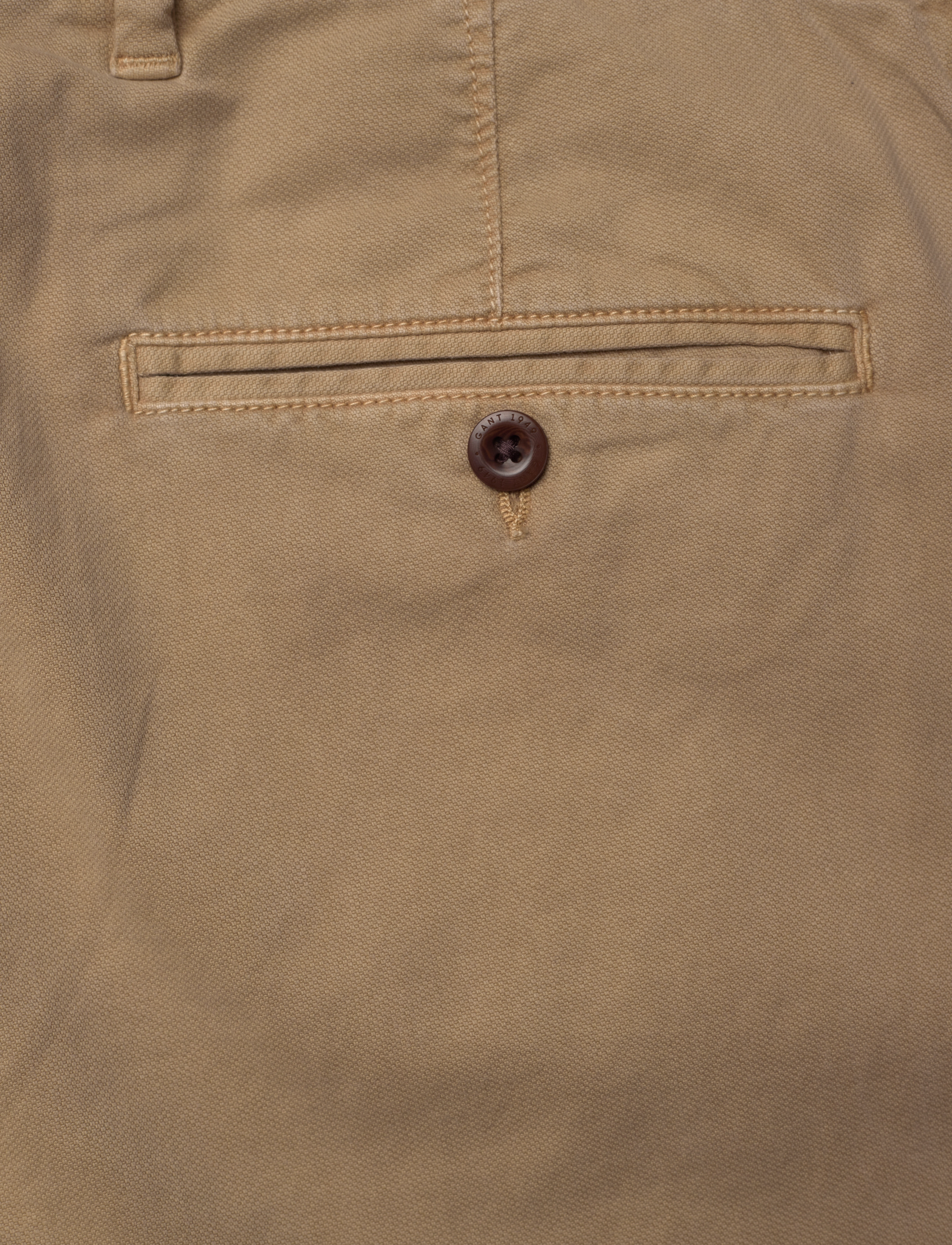 Gant - REG DOBBY STRUCTURE CHINOS - chinos - dark khaki - 4