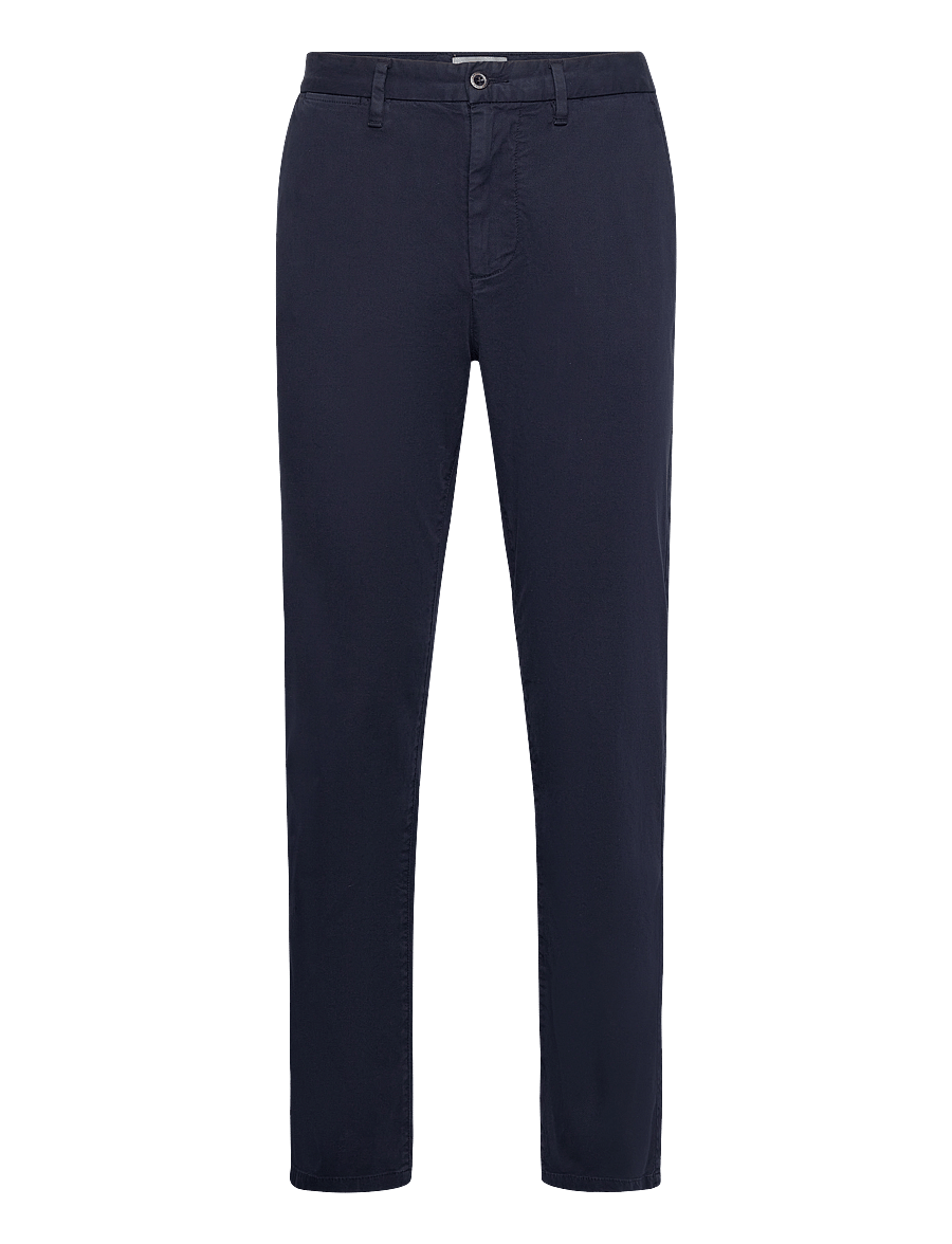 Gant - REG DOBBY STRUCTURE CHINOS - pantalons chino - evening blue - 0