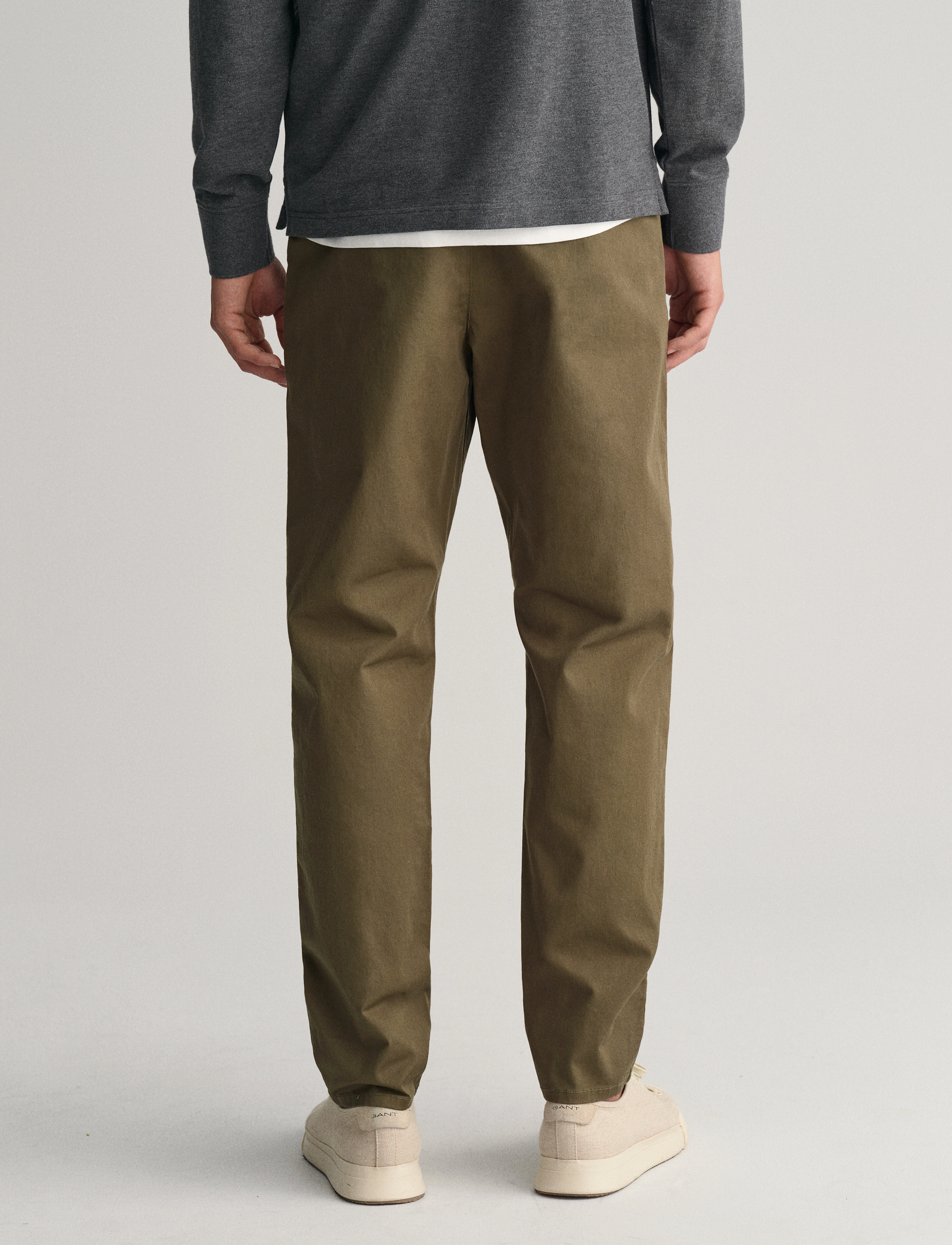 GANT - TAPERED TWILL CHINOS - juniper green - 3