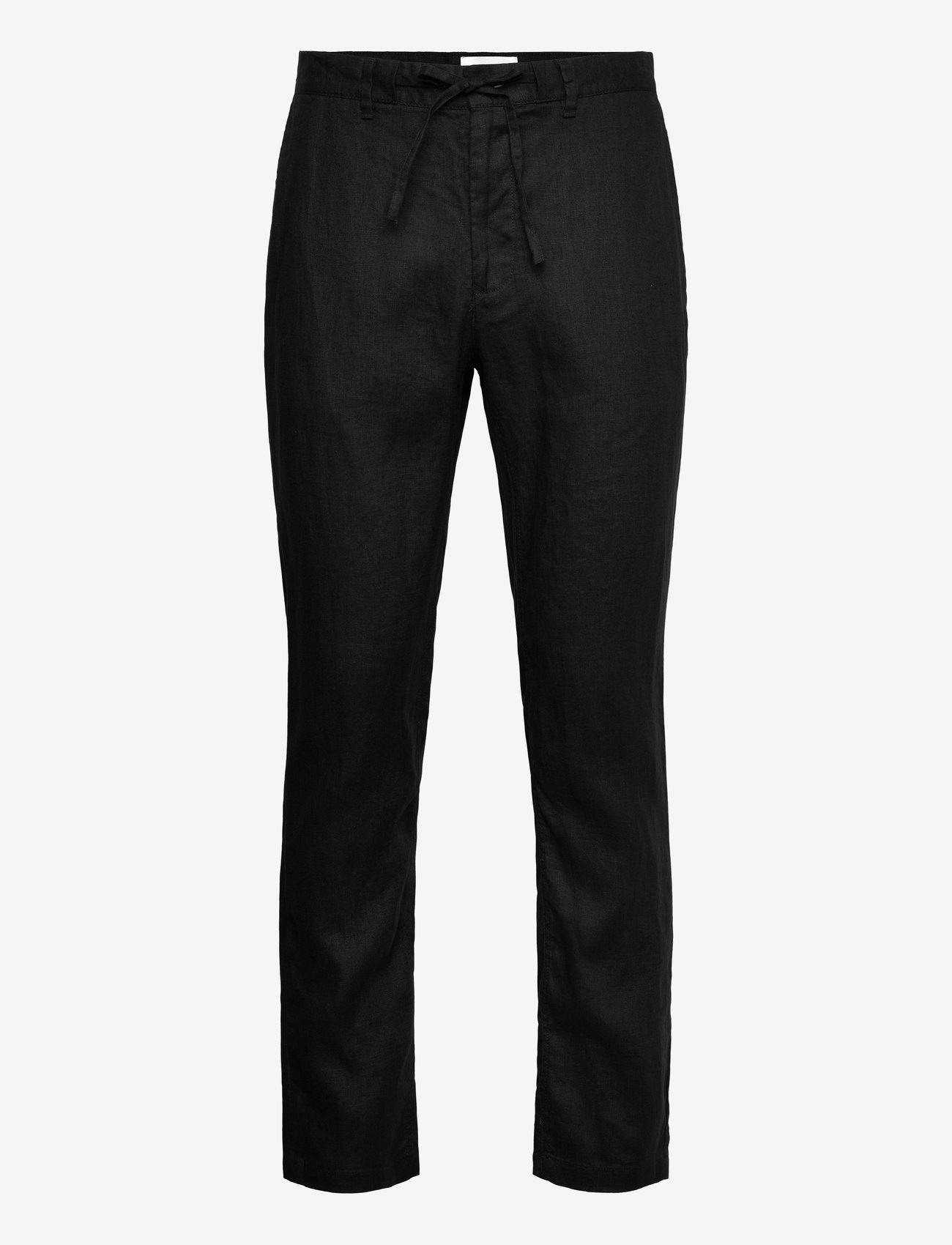 Gant - RELAXED LINEN DS PANTS - linased püksid - black - 1