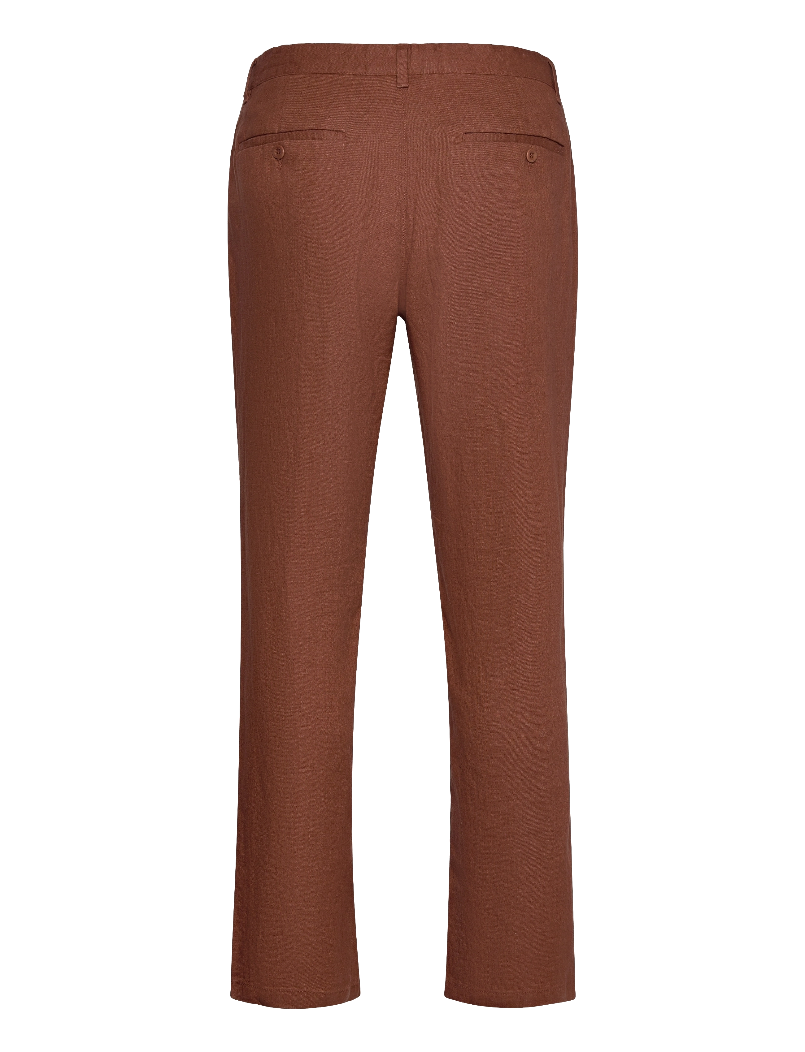 Gant - RELAXED LINEN DS PANTS - leinenhosen - cognac brown - 2