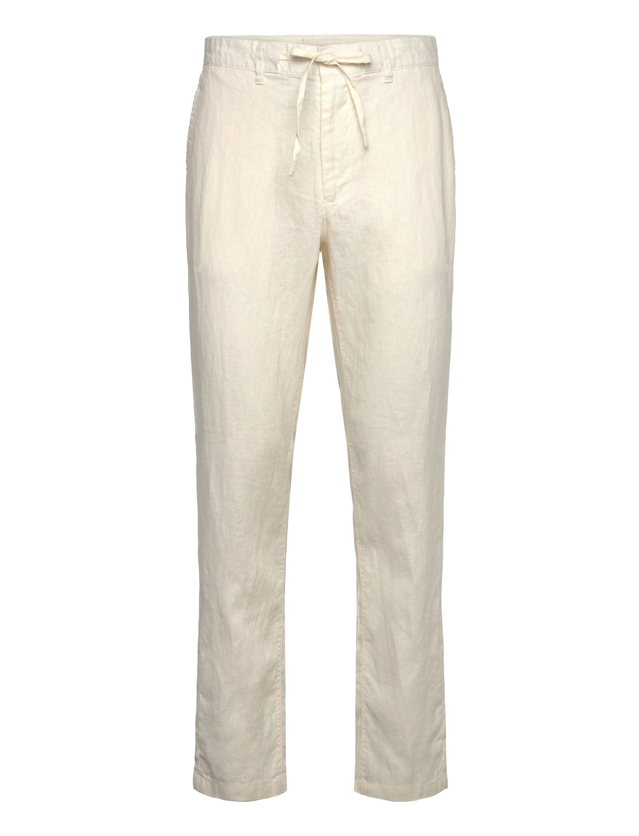 Gant RELAXED LINEN DS PANTS - Bukser - CREAM / cream