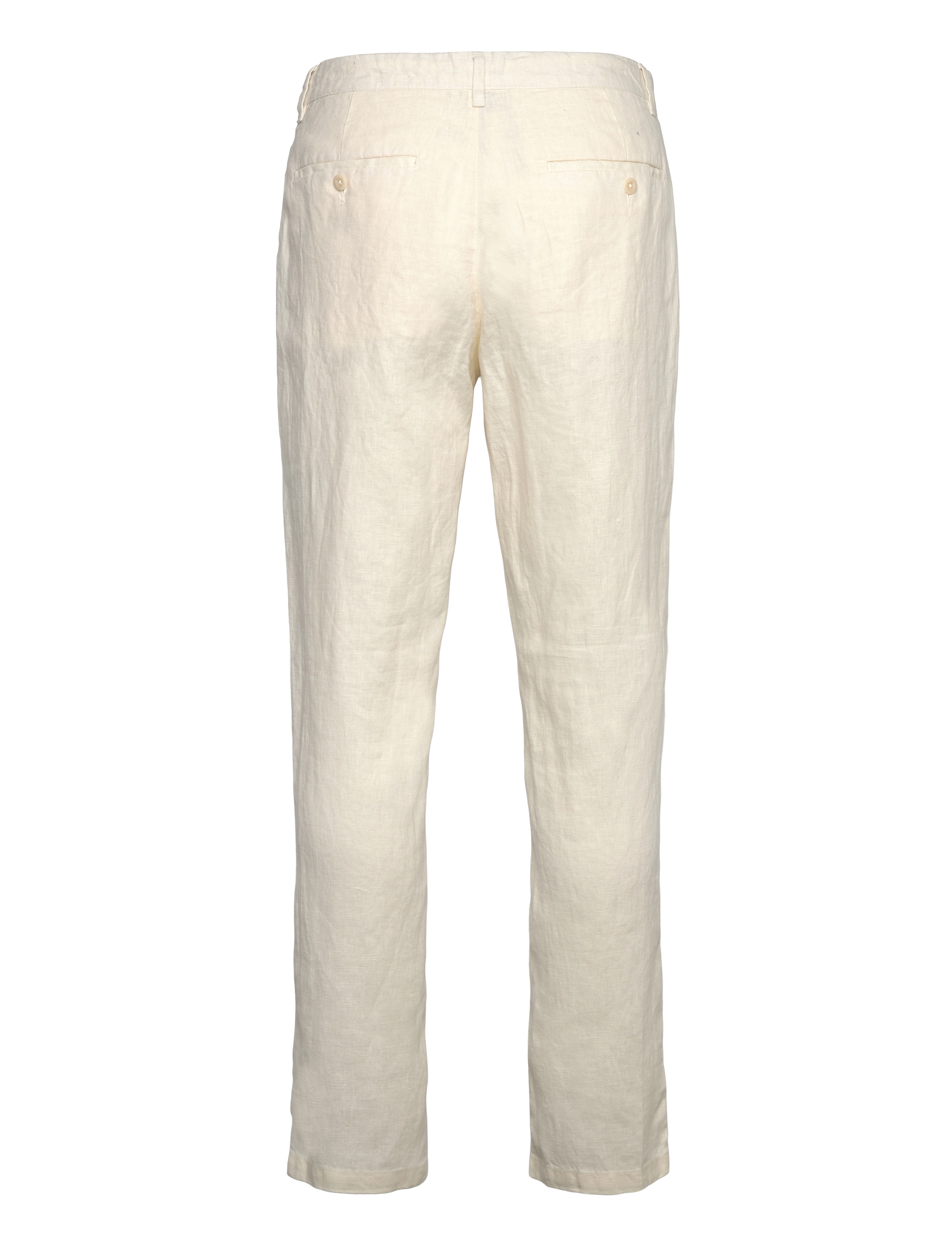 Gant - RELAXED LINEN DS PANTS - linased püksid - cream - 2