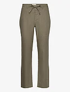 RELAXED LINEN DS PANTS - DRIED CLAY