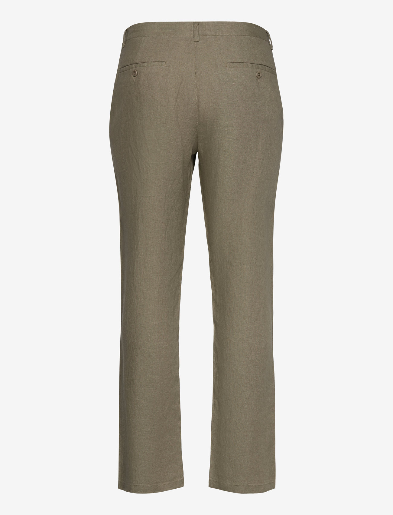 Gant - RELAXED LINEN DS PANTS - hørbukser - dried clay - 1