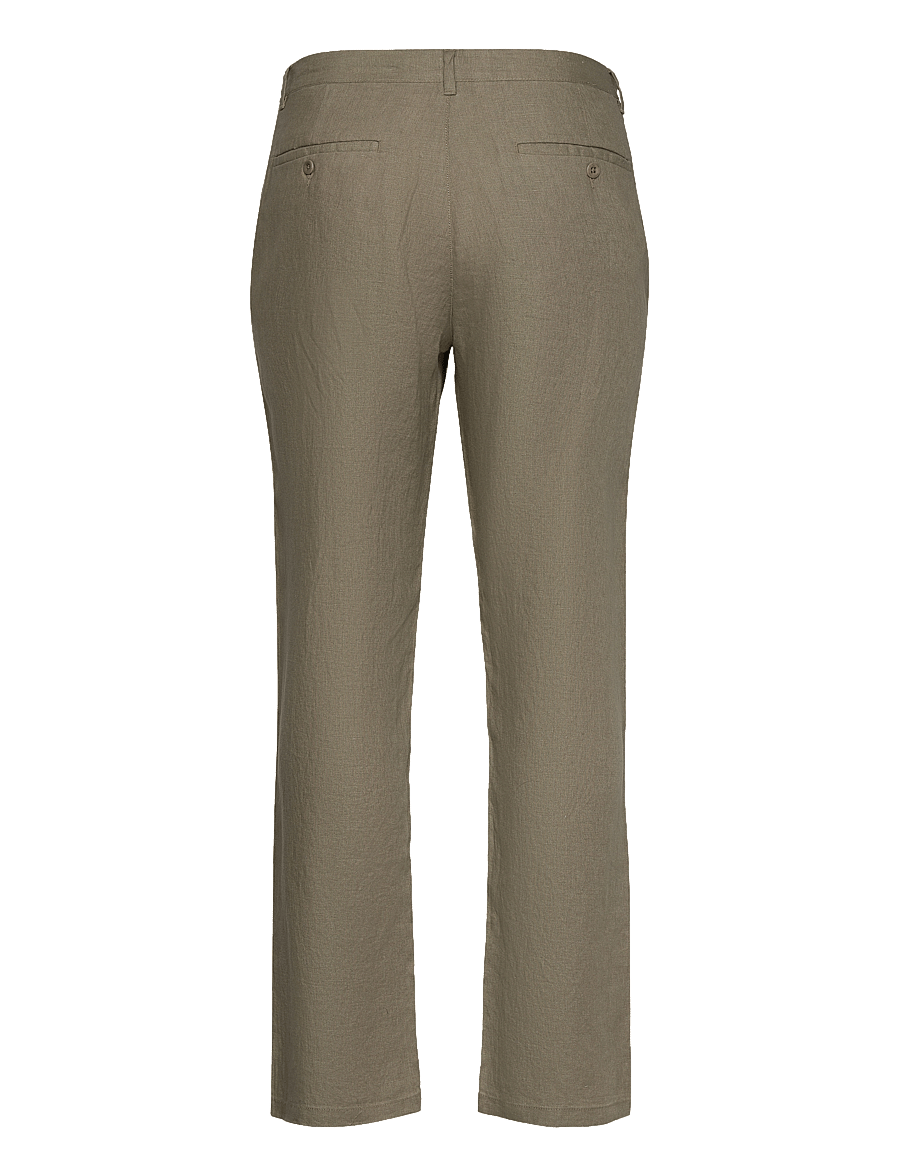 Gant - RELAXED LINEN DS PANTS - leinenhosen - dried clay - 1