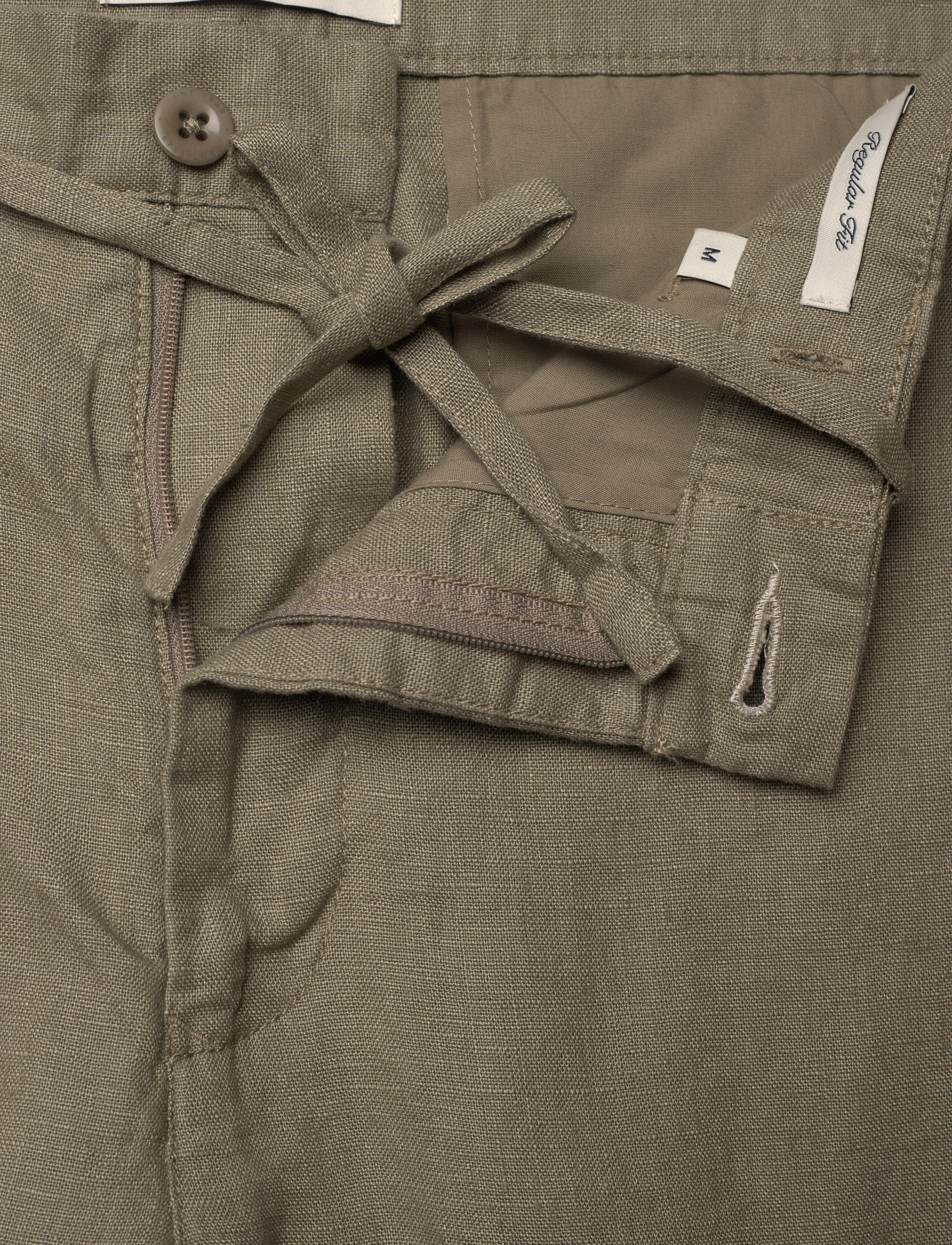 Gant - RELAXED LINEN DS PANTS - leinenhosen - dried clay - 3