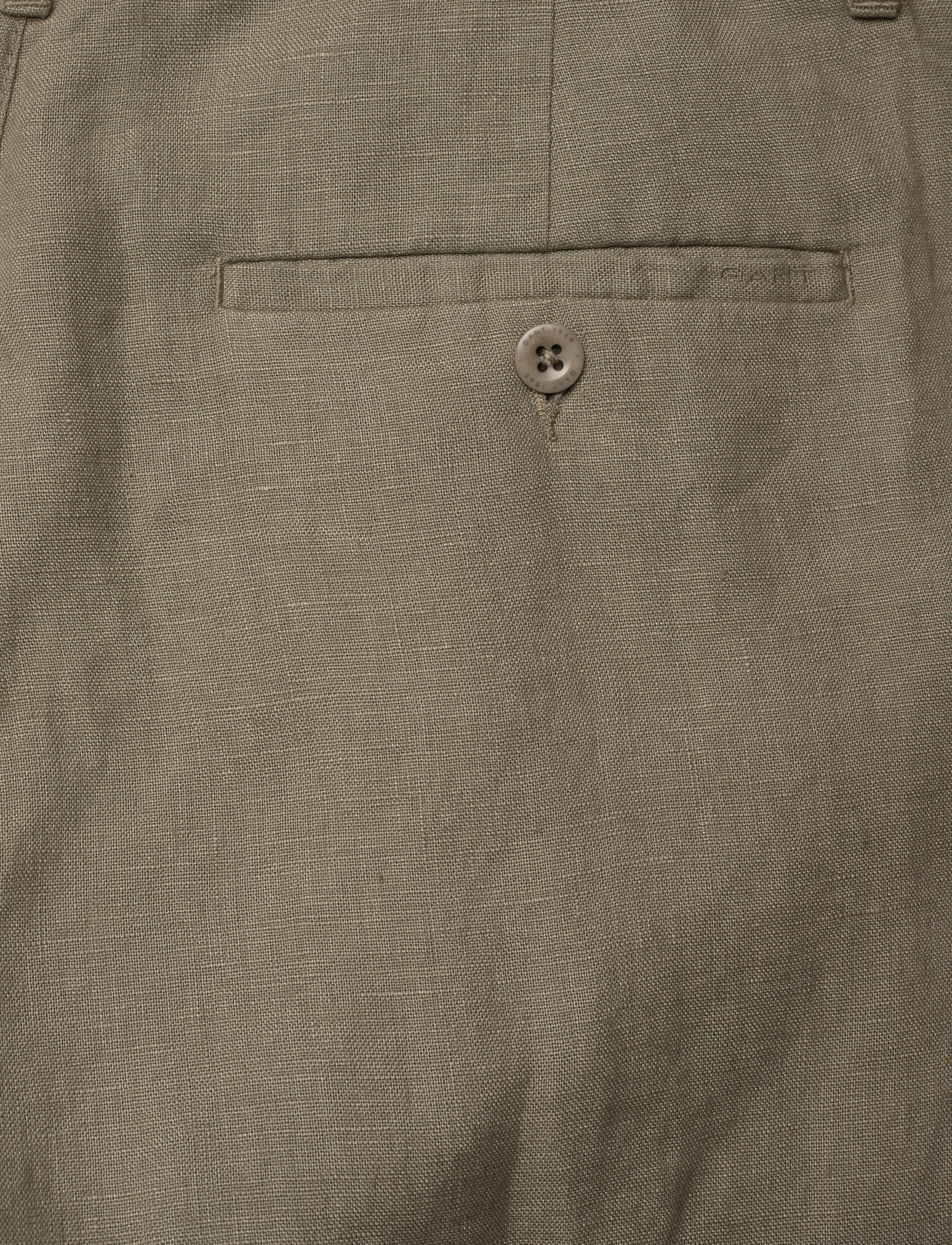 Gant - RELAXED LINEN DS PANTS - leinenhosen - dried clay - 4