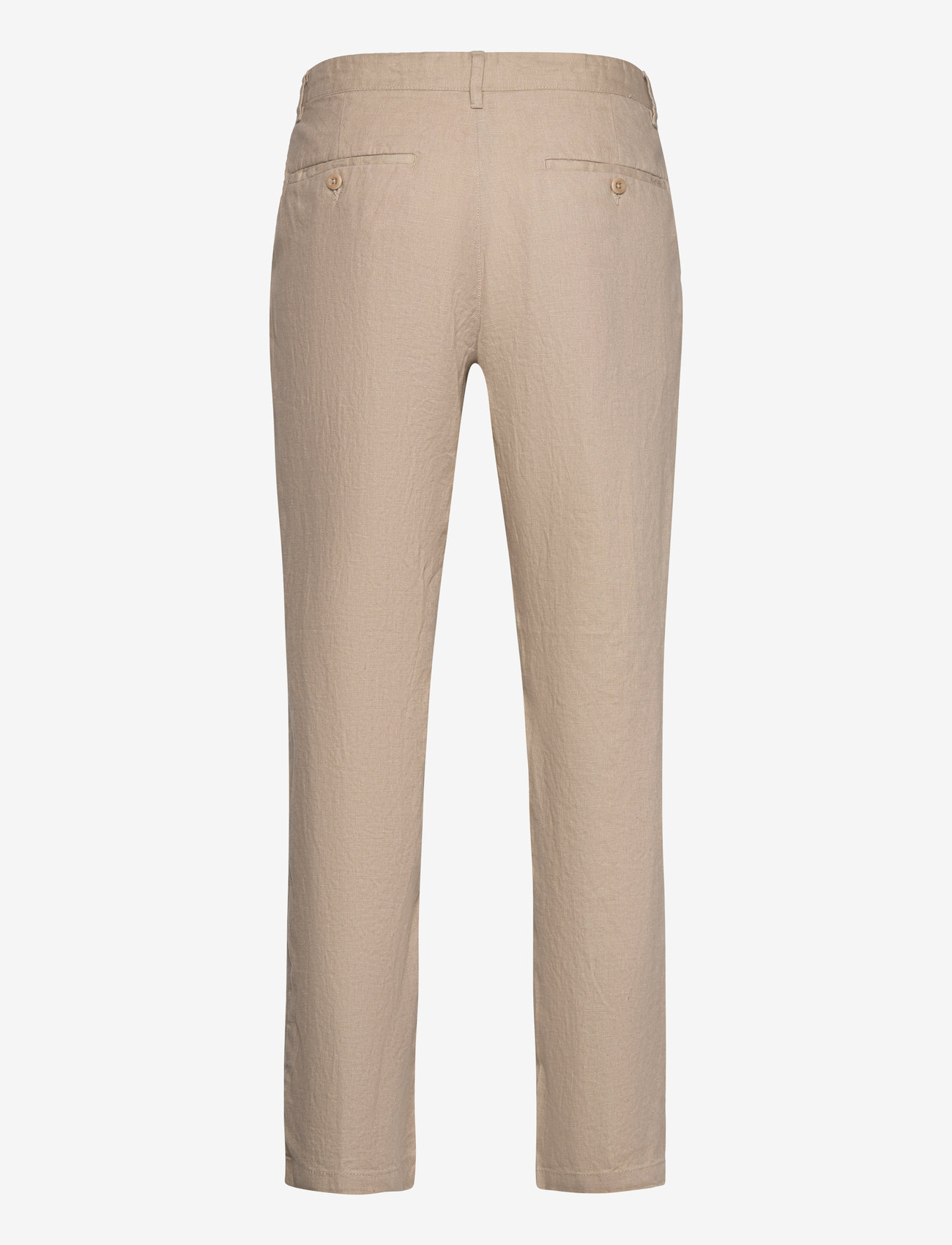 GANT - RELAXED LINEN DS PANTS - hørbukser - dry sand - 2