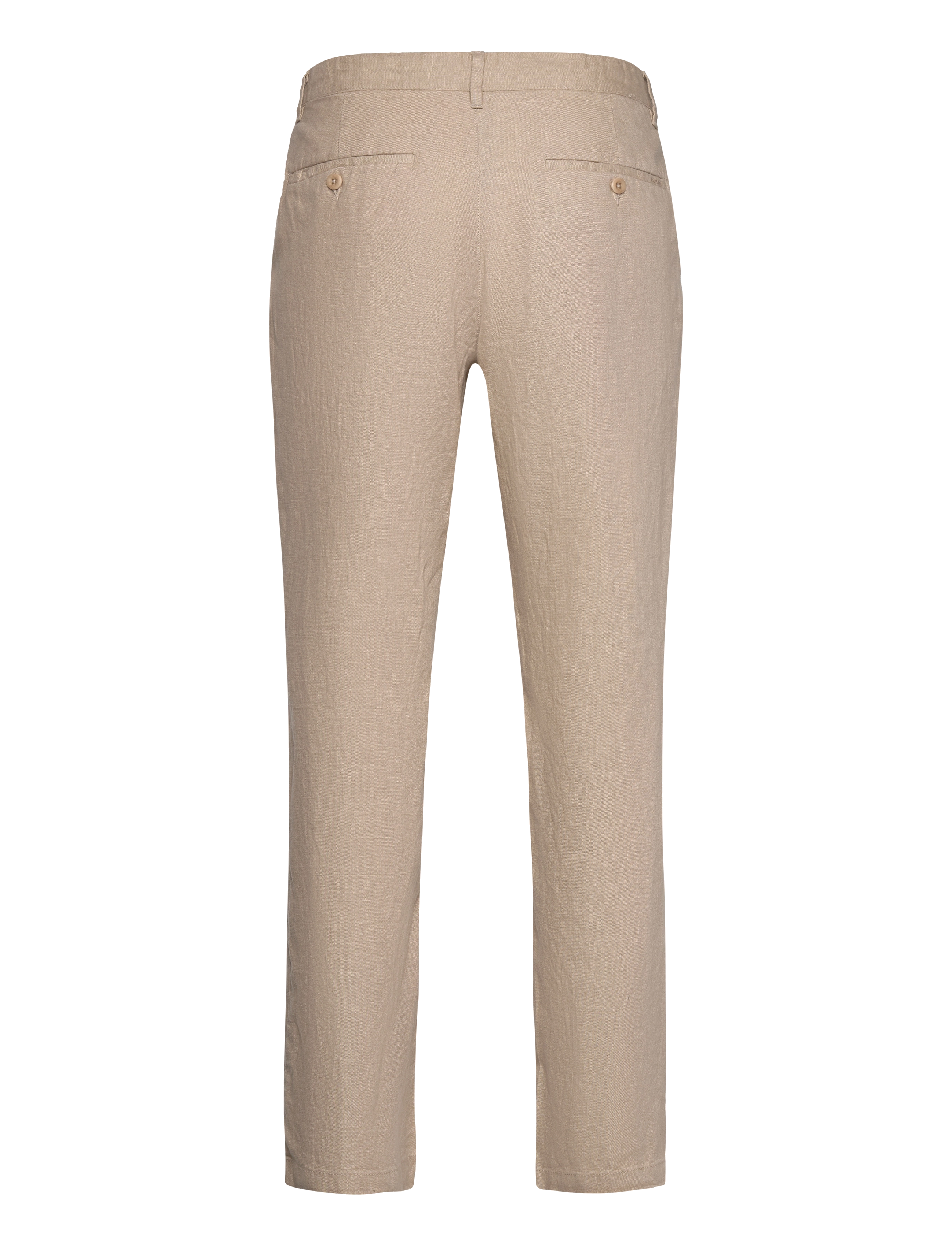 Gant - RELAXED LINEN DS PANTS - hørbukser - dry sand - 2