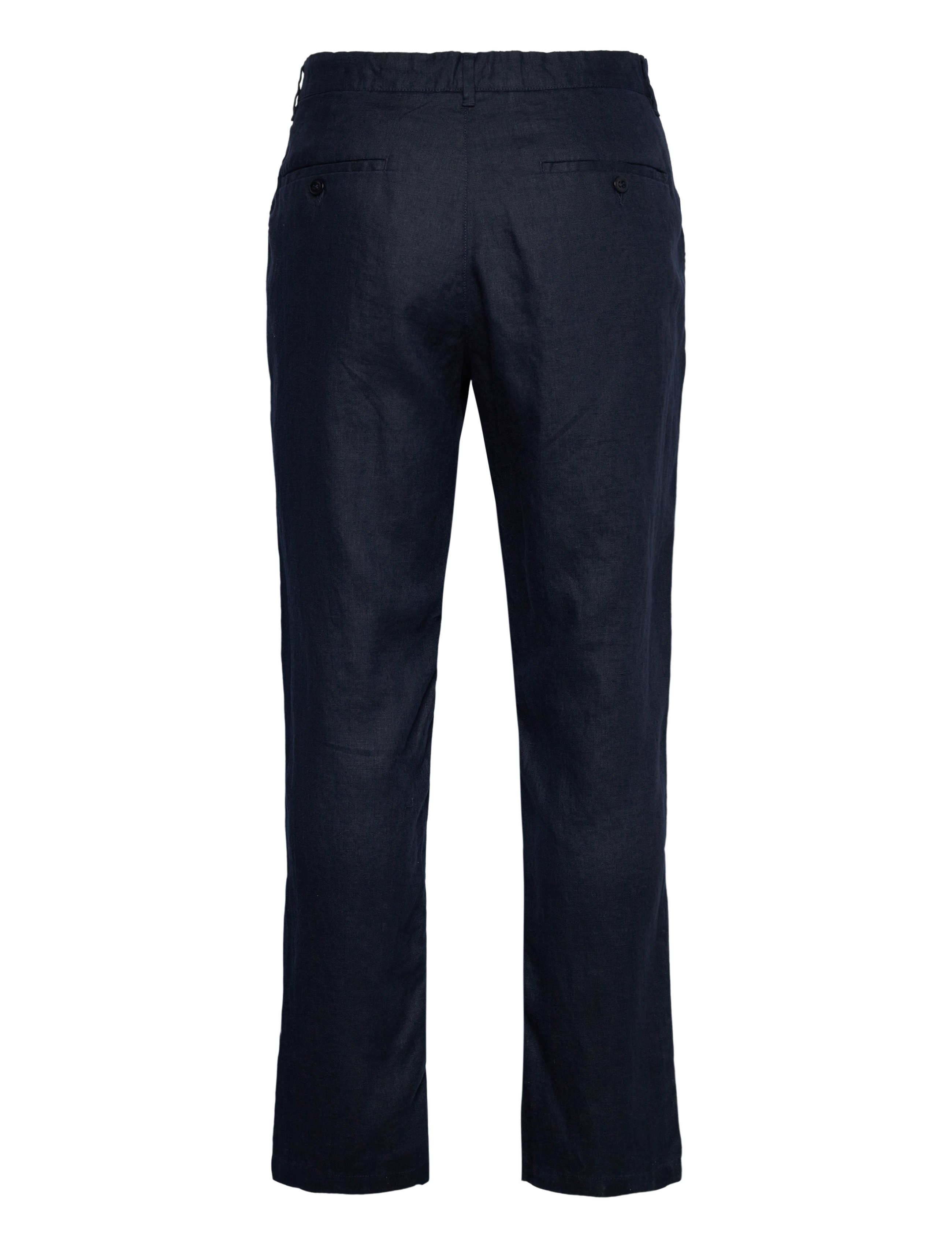 Gant - RELAXED LINEN DS PANTS - pantalons en lin - evening blue - 2
