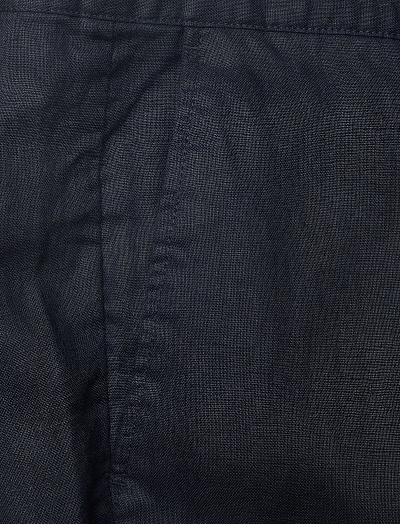 GANT - RELAXED LINEN DS PANTS - hørbukser - evening blue - 2