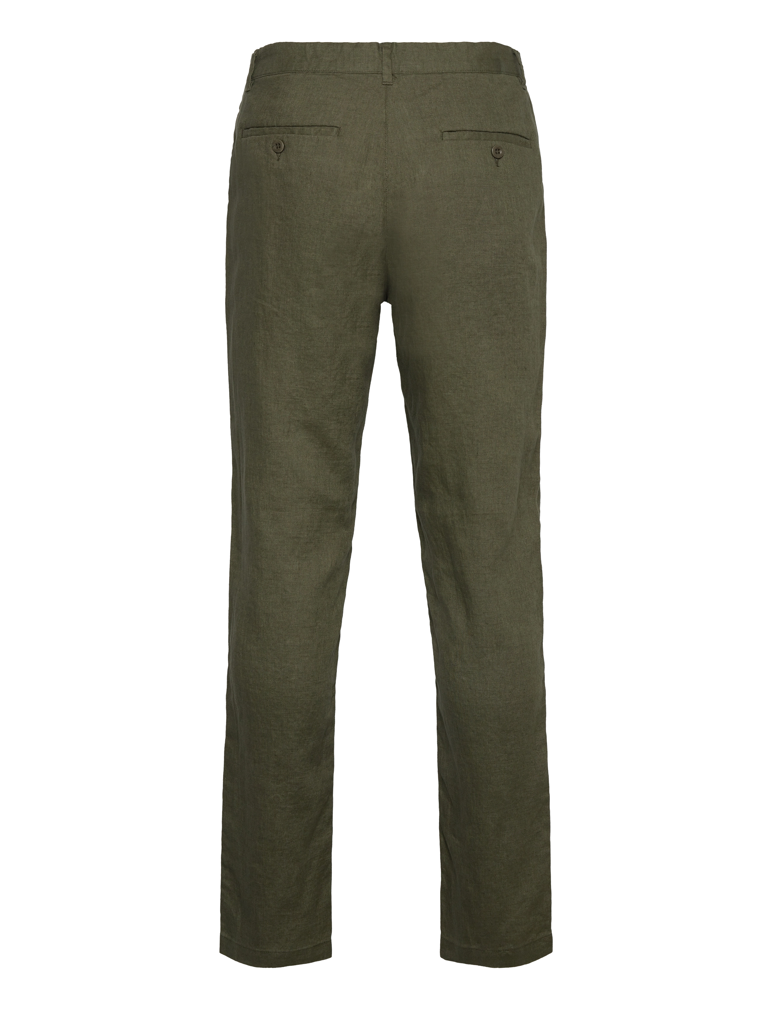 Gant - RELAXED LINEN DS PANTS - linased püksid - juniper green - 2