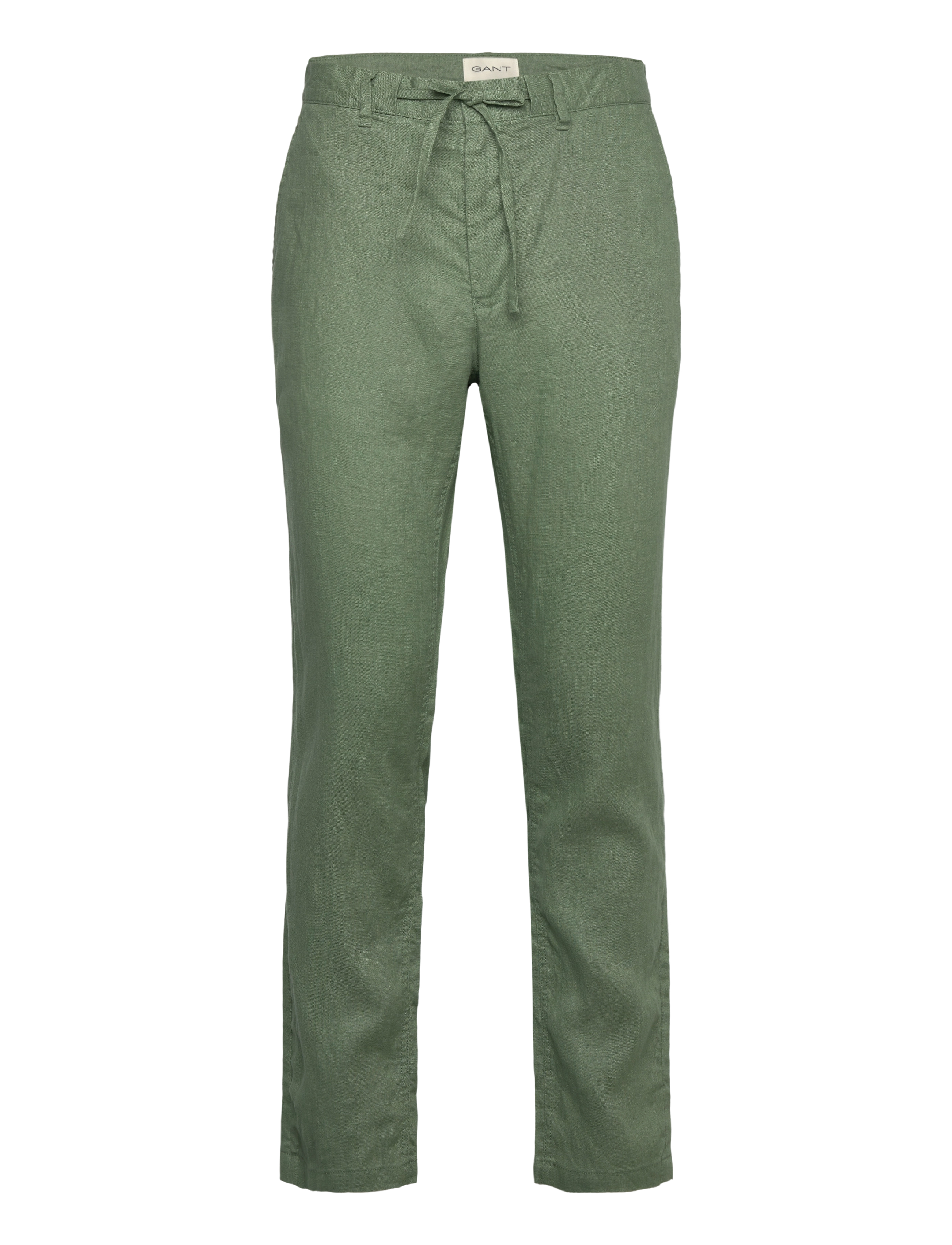 Gant RELAXED LINEN DS PANTS - Bukser - KALAMATA GREEN / green