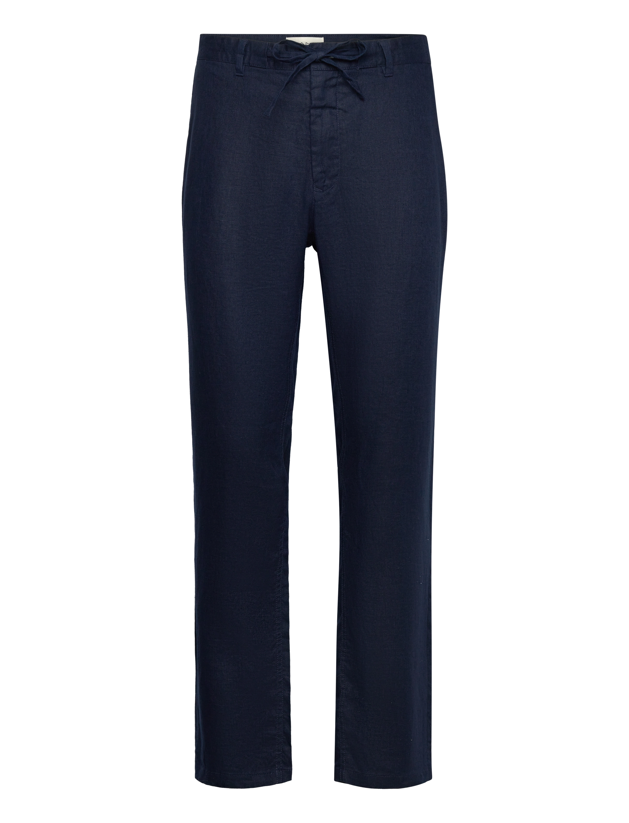 Gant RELAXED LINEN DS PANTS - Bukser - MARINE / blue
