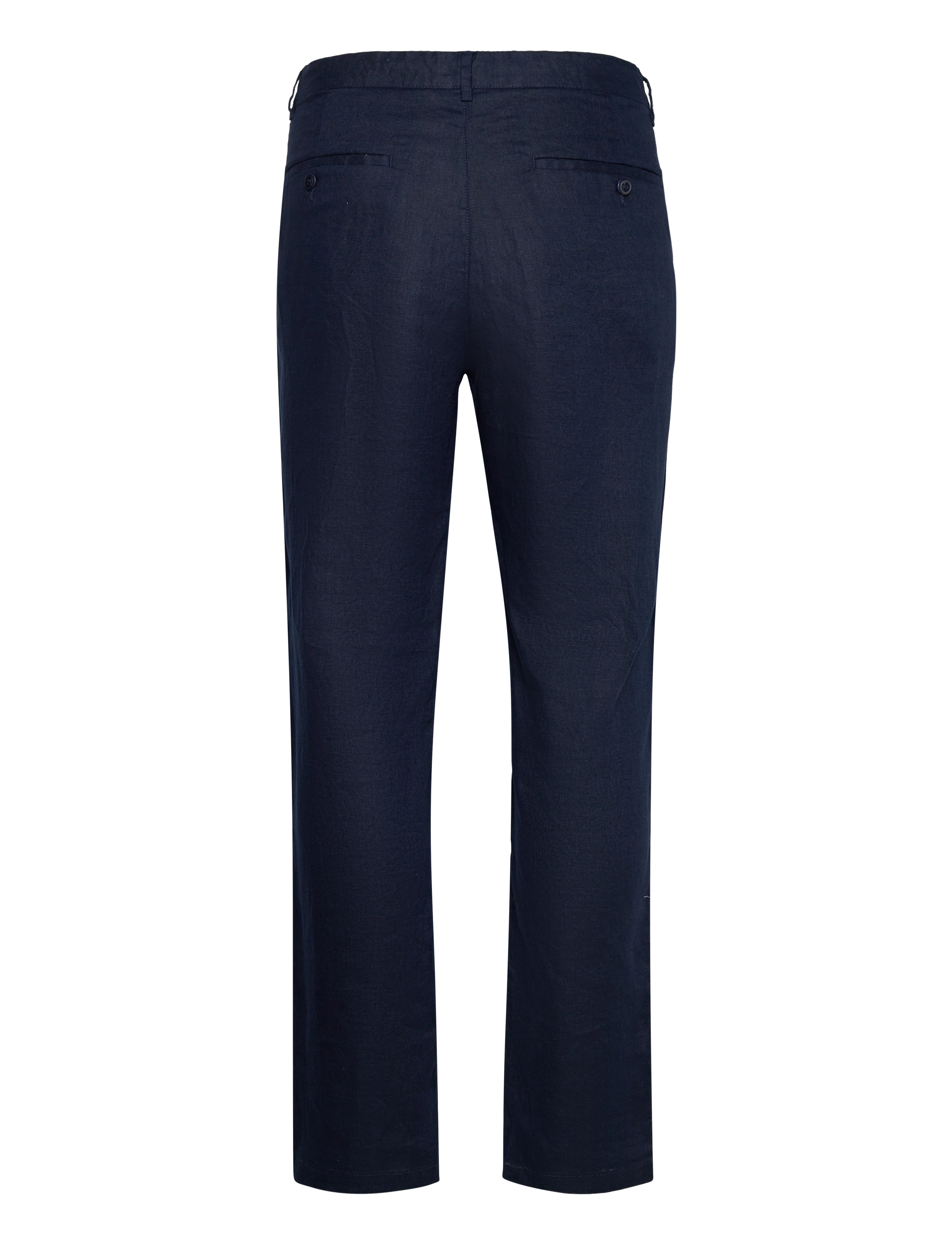 Gant - RELAXED LINEN DS PANTS - leinenhosen - marine - 1