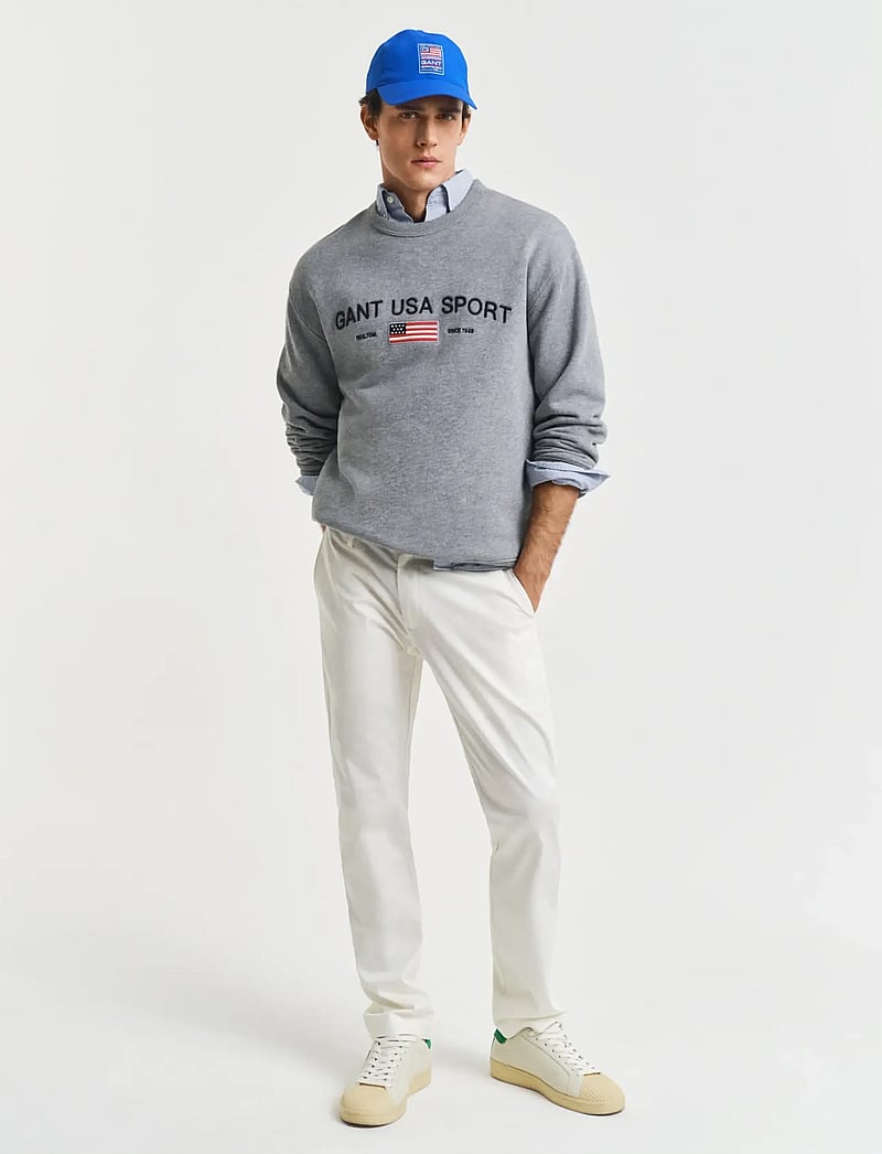 GANT - SLIM SPORTS CHINOS - chinos - cream - 0