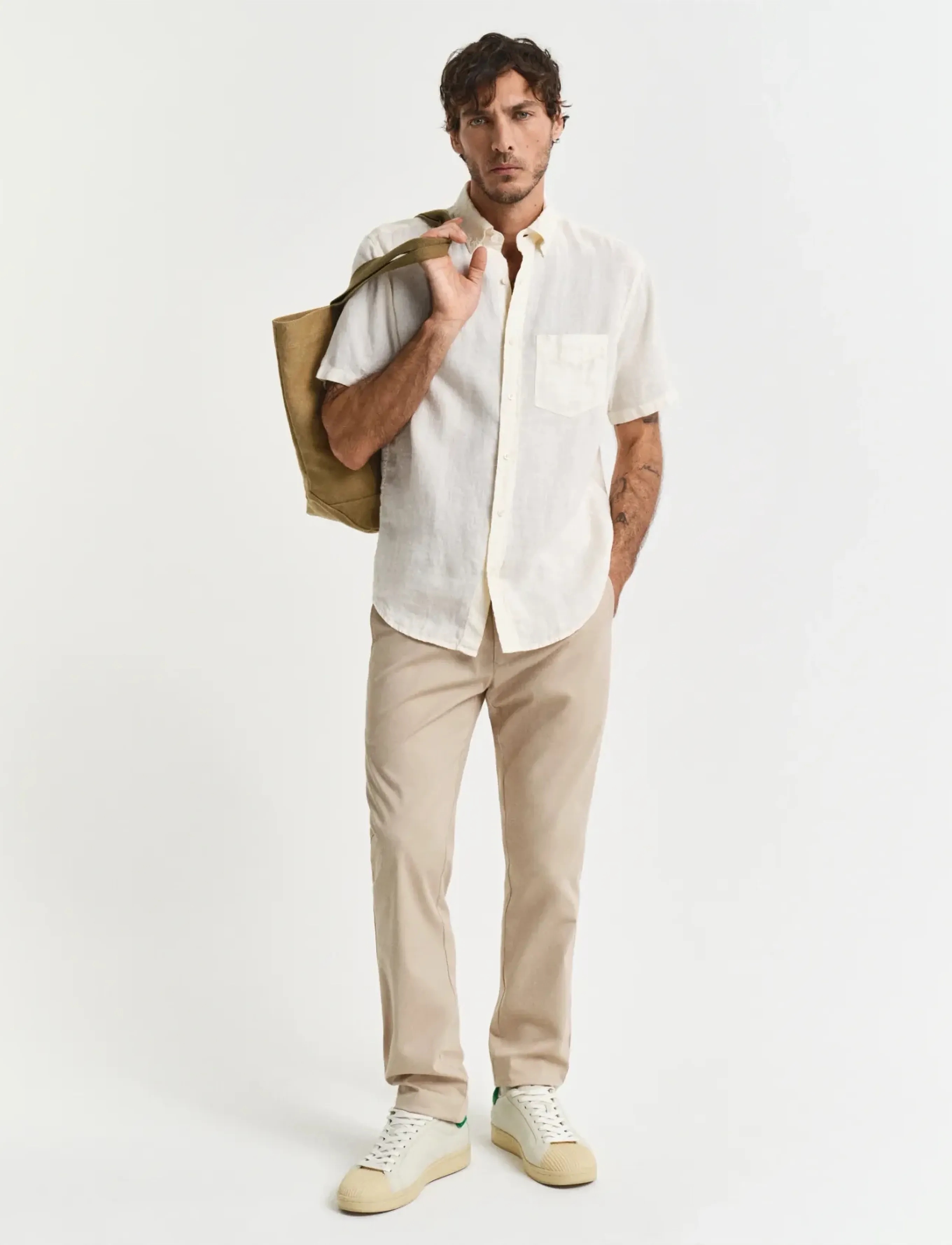 Gant SLIM SPORTS CHINOS - Gant - DRY SAND / beige