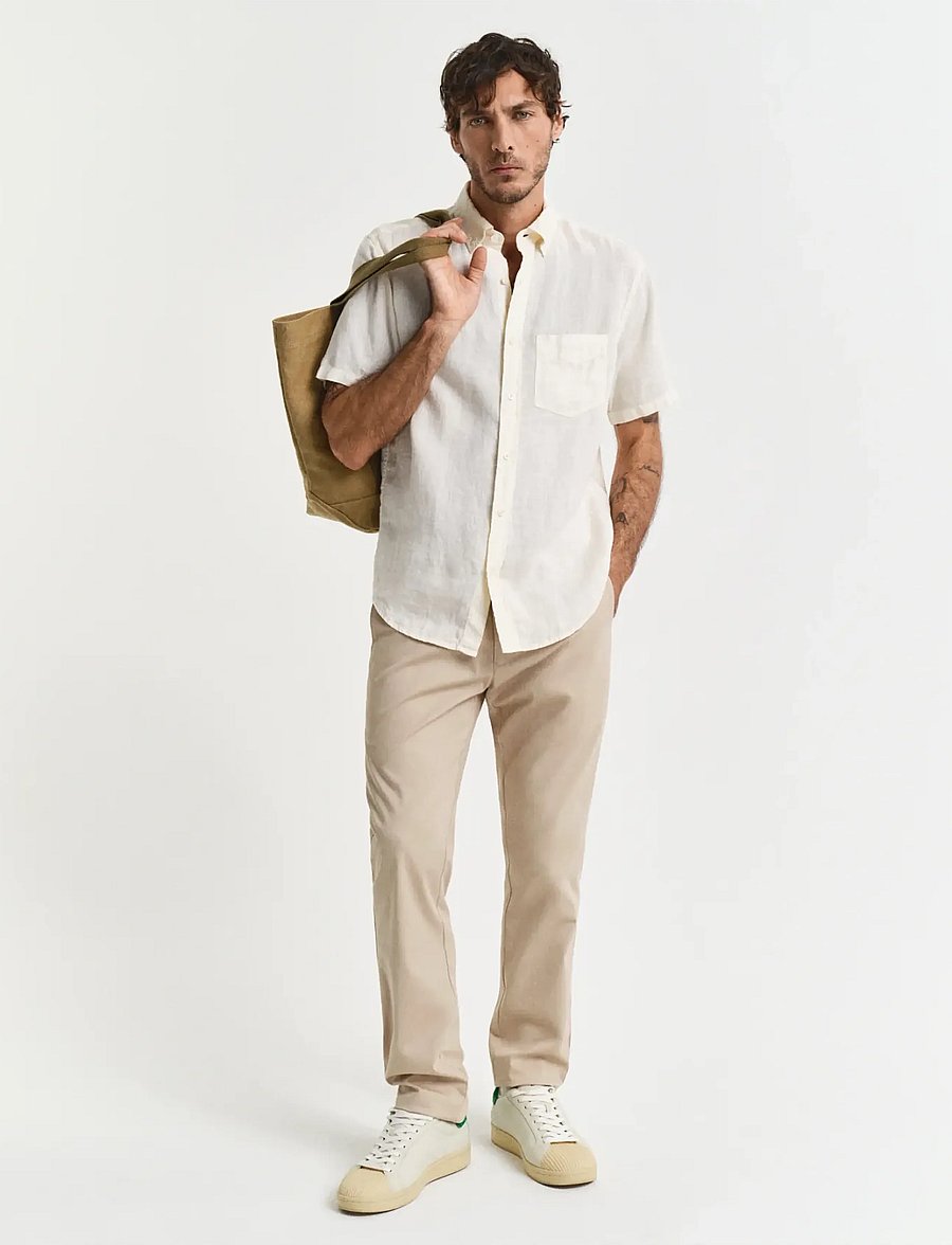 Gant - SLIM SPORTS CHINOS - dry sand - 0