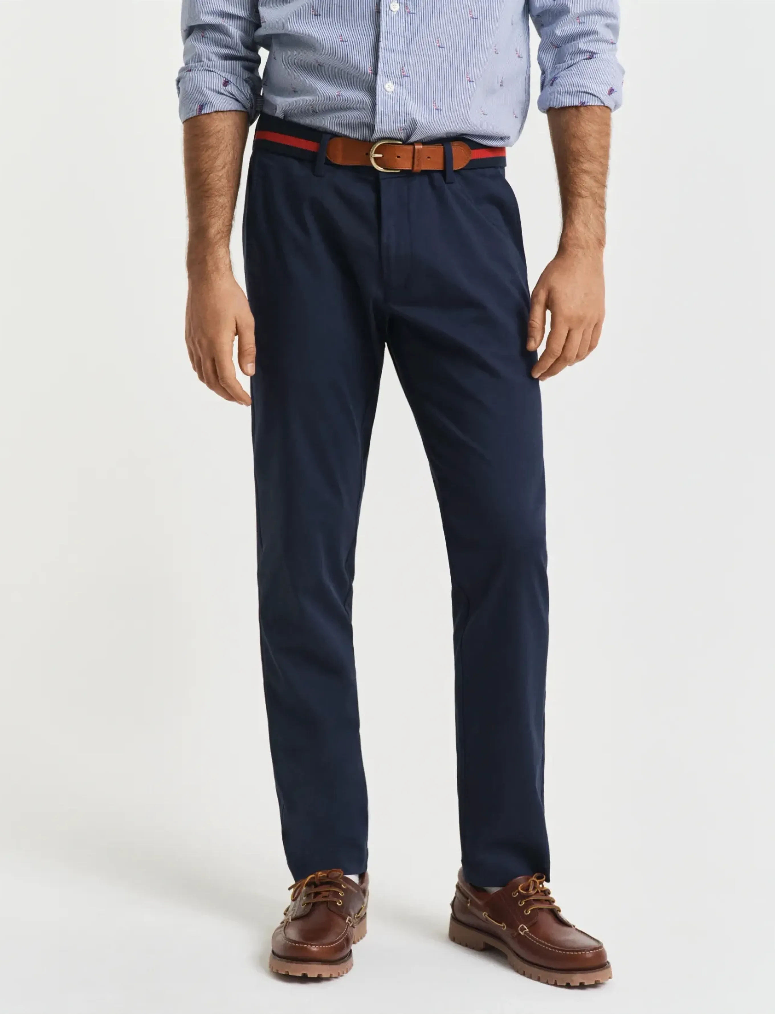 Gant SLIM SPORTS CHINOS - Gant - EVENING BLUE / navy