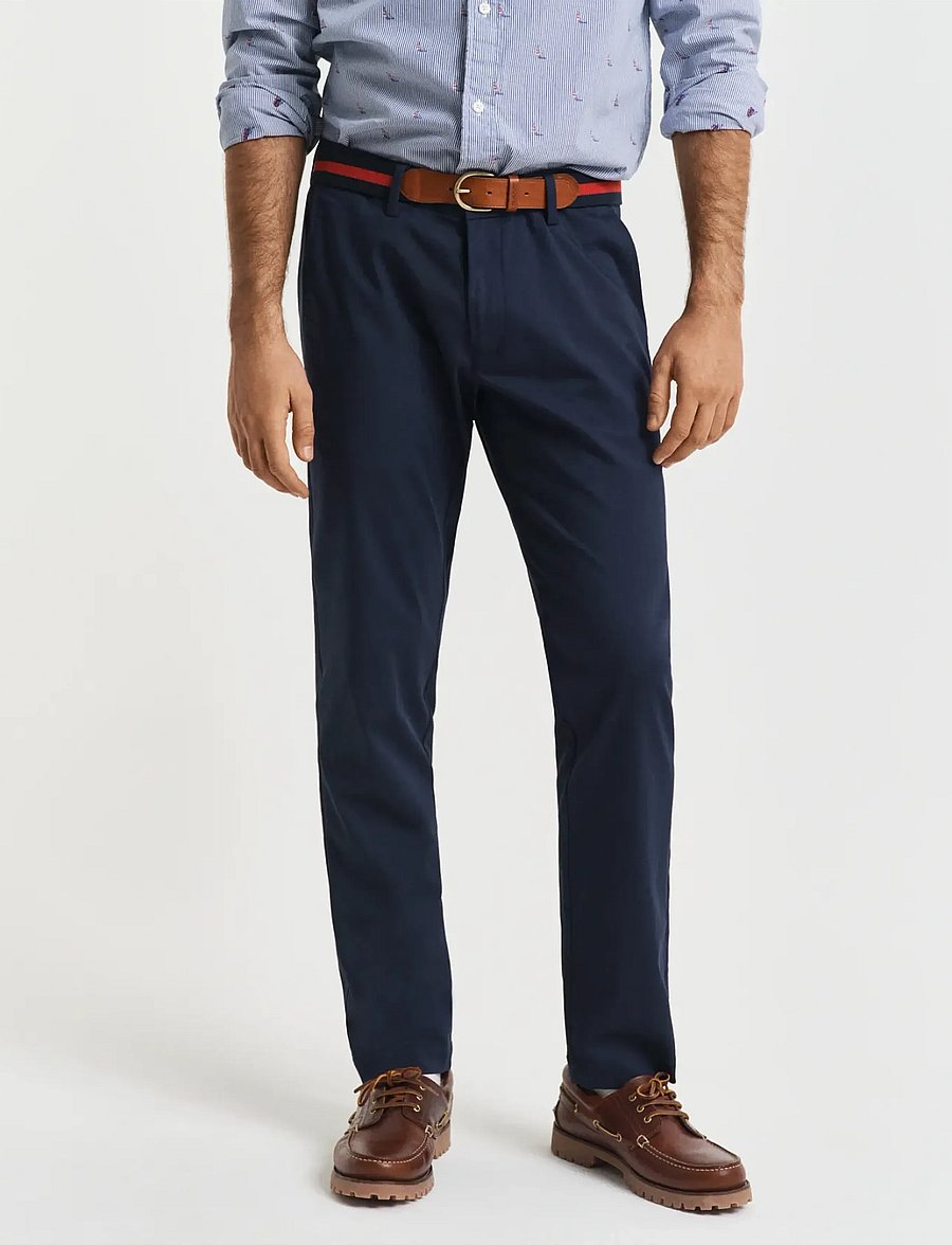 Gant - SLIM SPORTS CHINOS - evening blue - 0