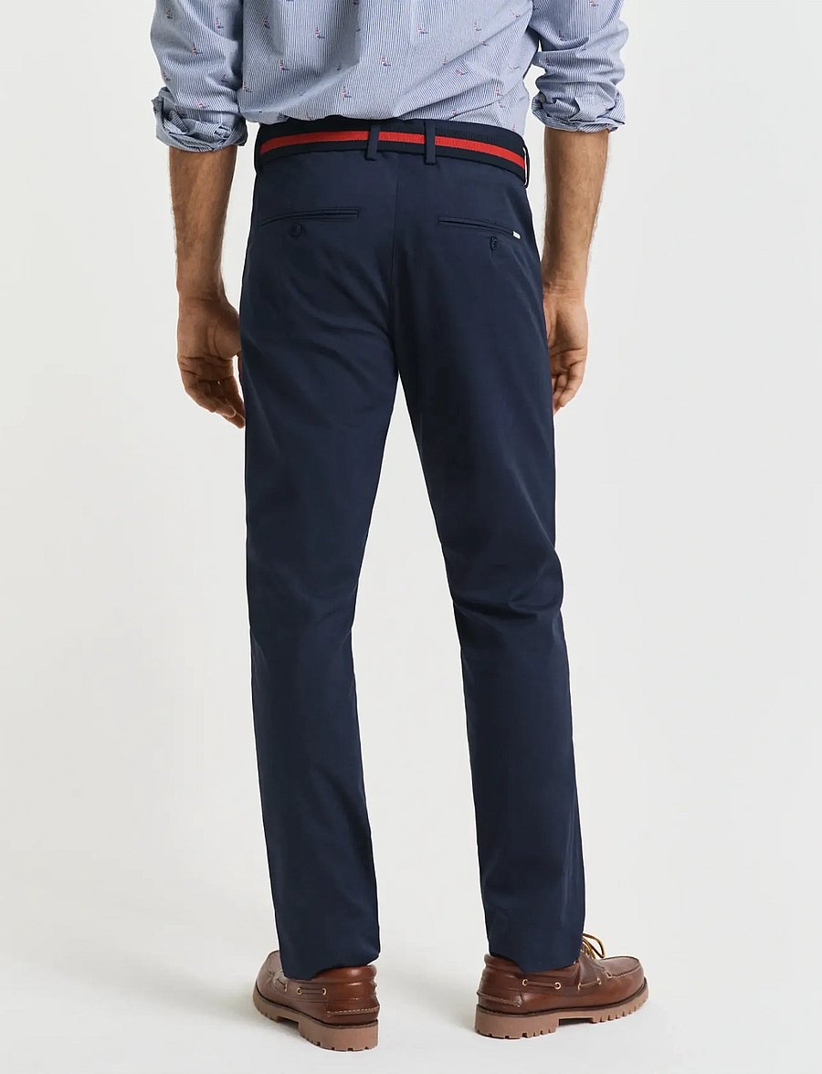 Gant - SLIM SPORTS CHINOS - evening blue - 3