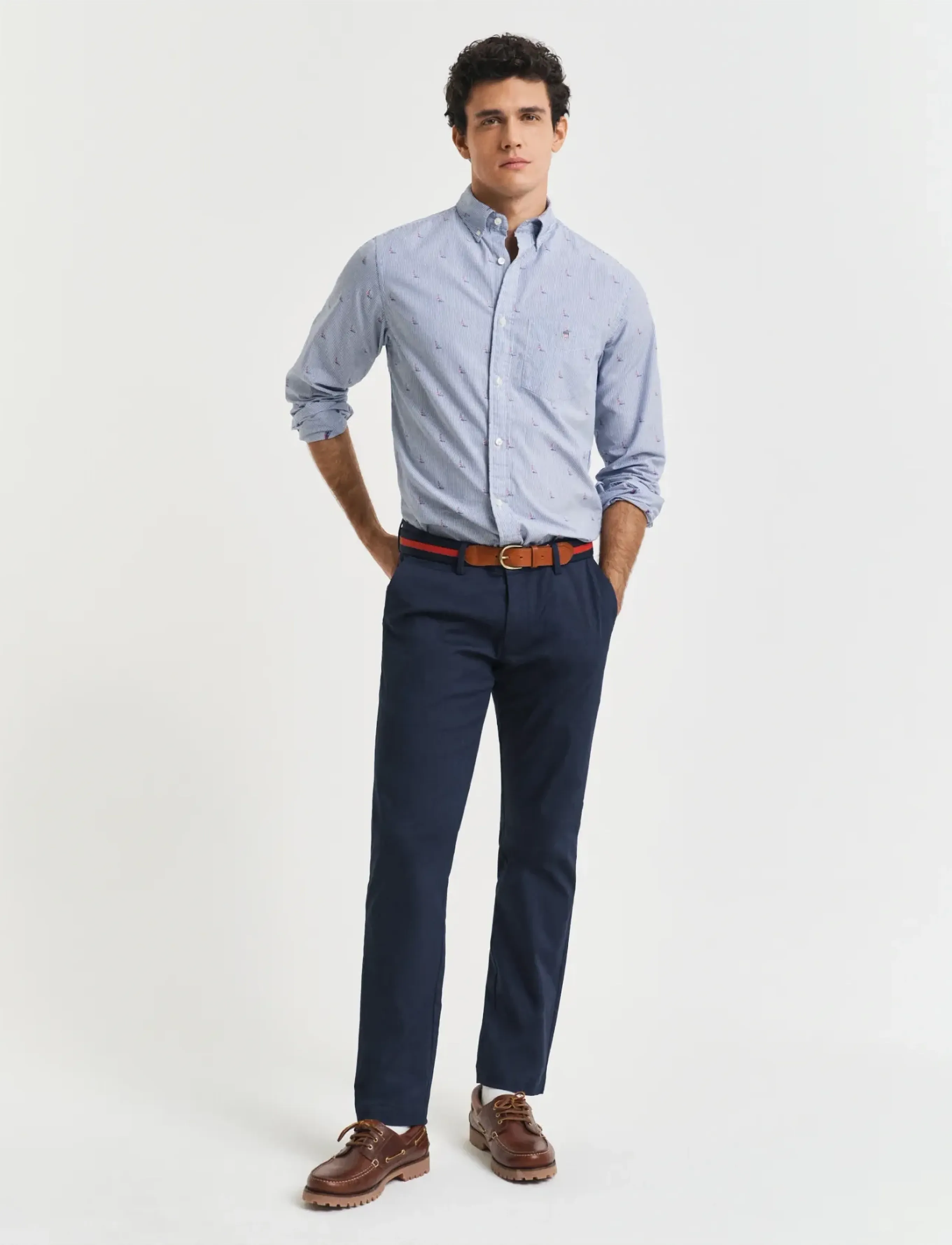 Gant - SLIM SPORTS CHINOS - evening blue - 4