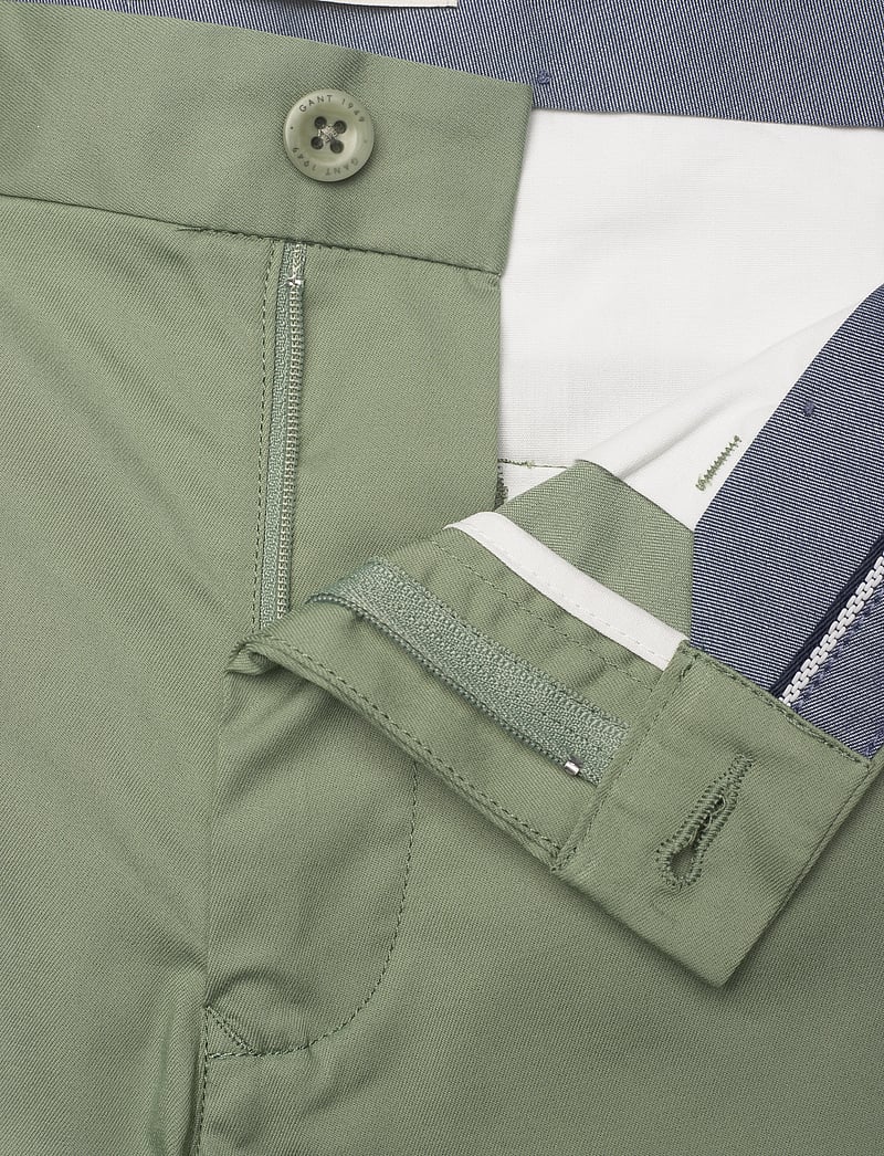 GANT - SLIM SPORTS CHINOS - chinos - kalamata green - 3