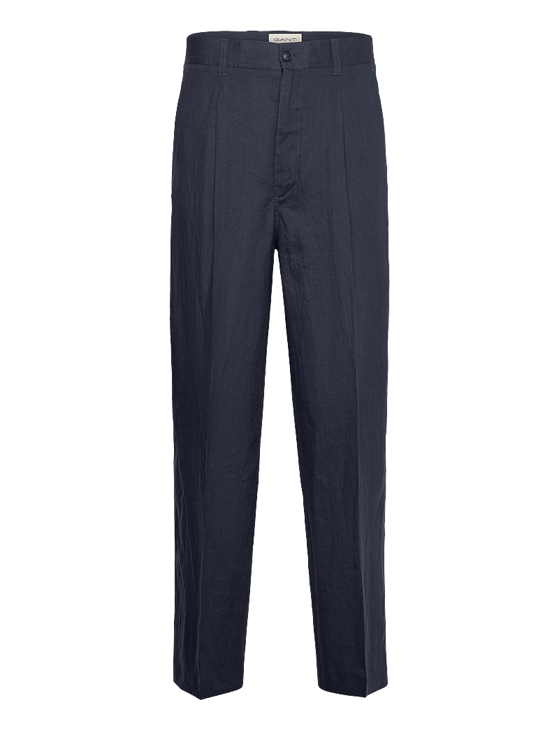 GANT - LINEN SUIT PANTS - formell - dusty blue sea - 1