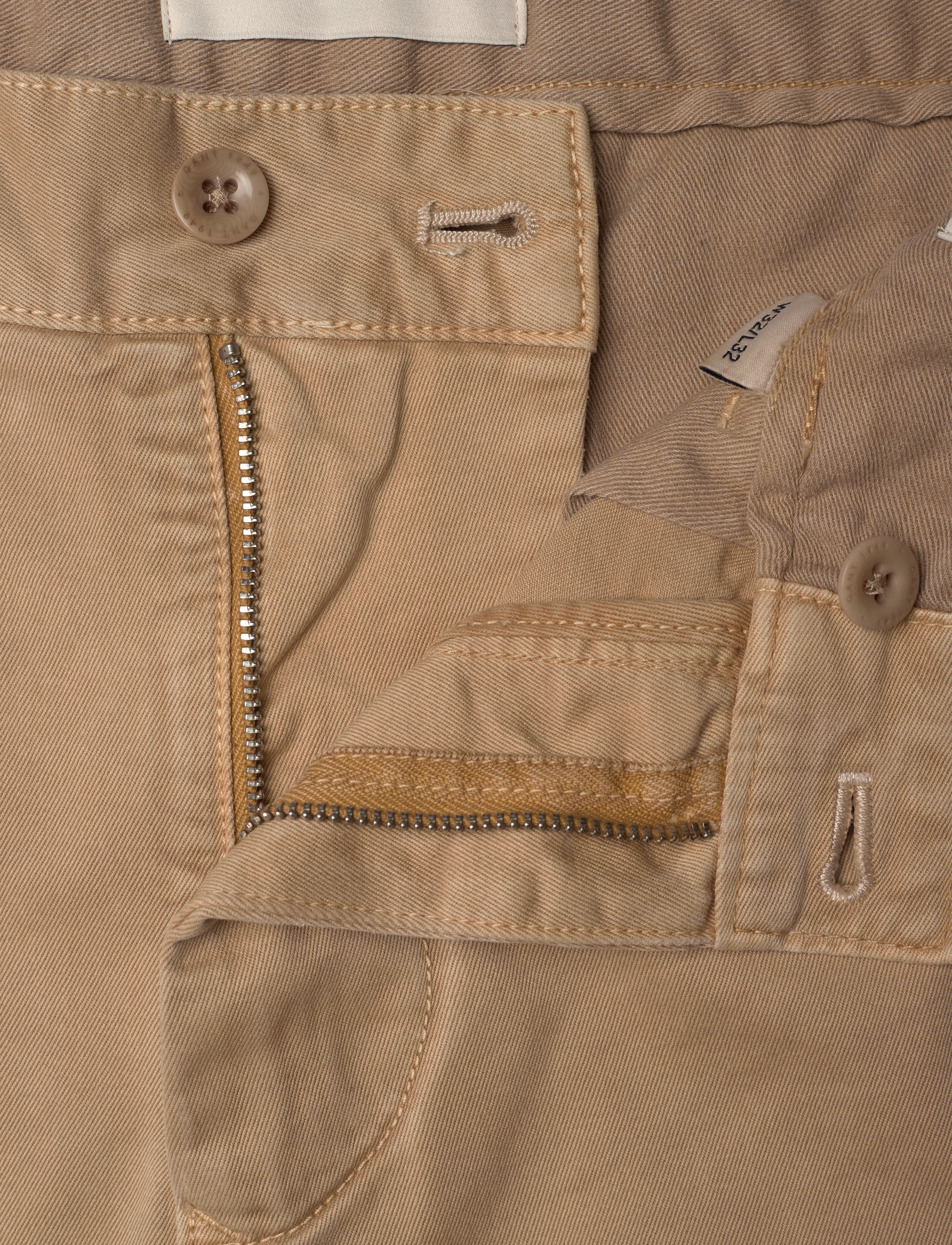 GANT - REG TWILL CHINO - dark khaki - 4